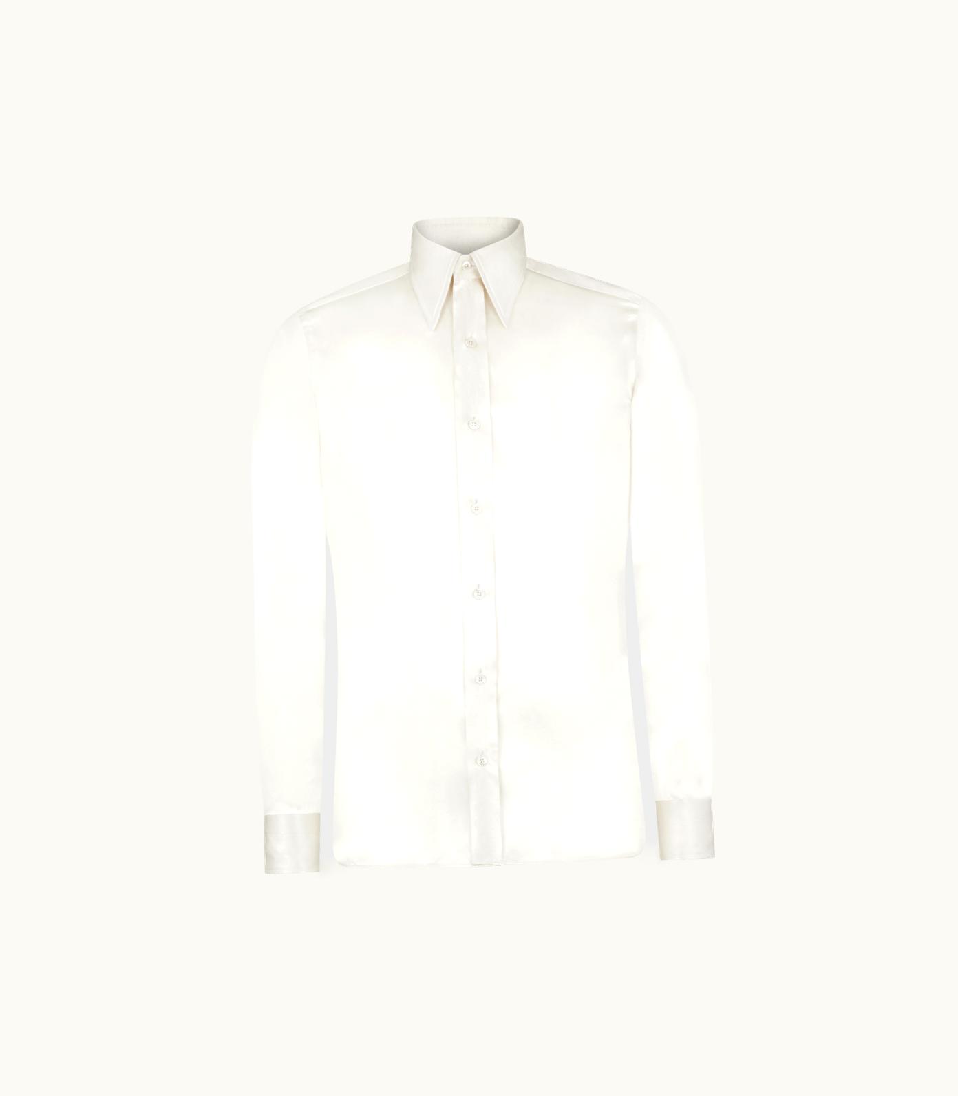 Tom Ford Tom Ford Silk Charmeuse Slim Fit Shirt