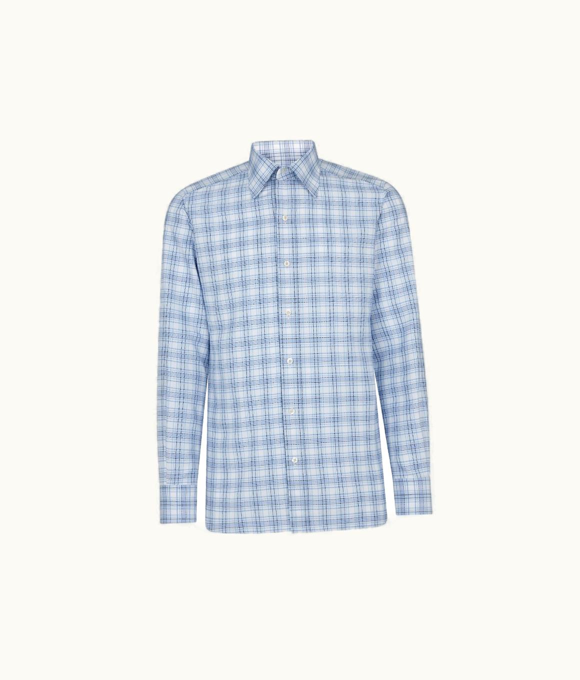 Tom Ford Tom Ford Oxford Check Slim Fit Shirt