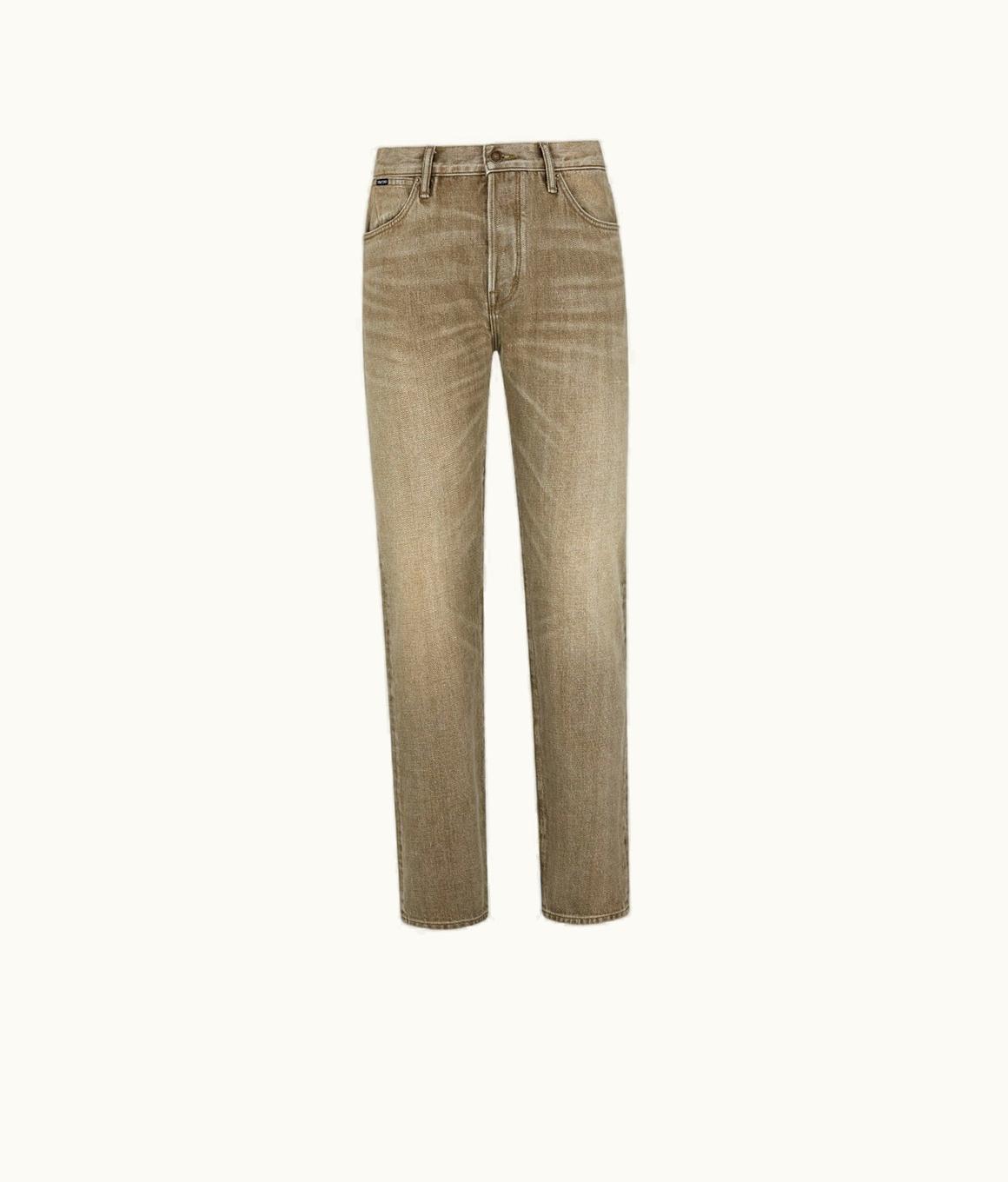 Tom Ford Tom Ford Khaki Standard Fit Denim