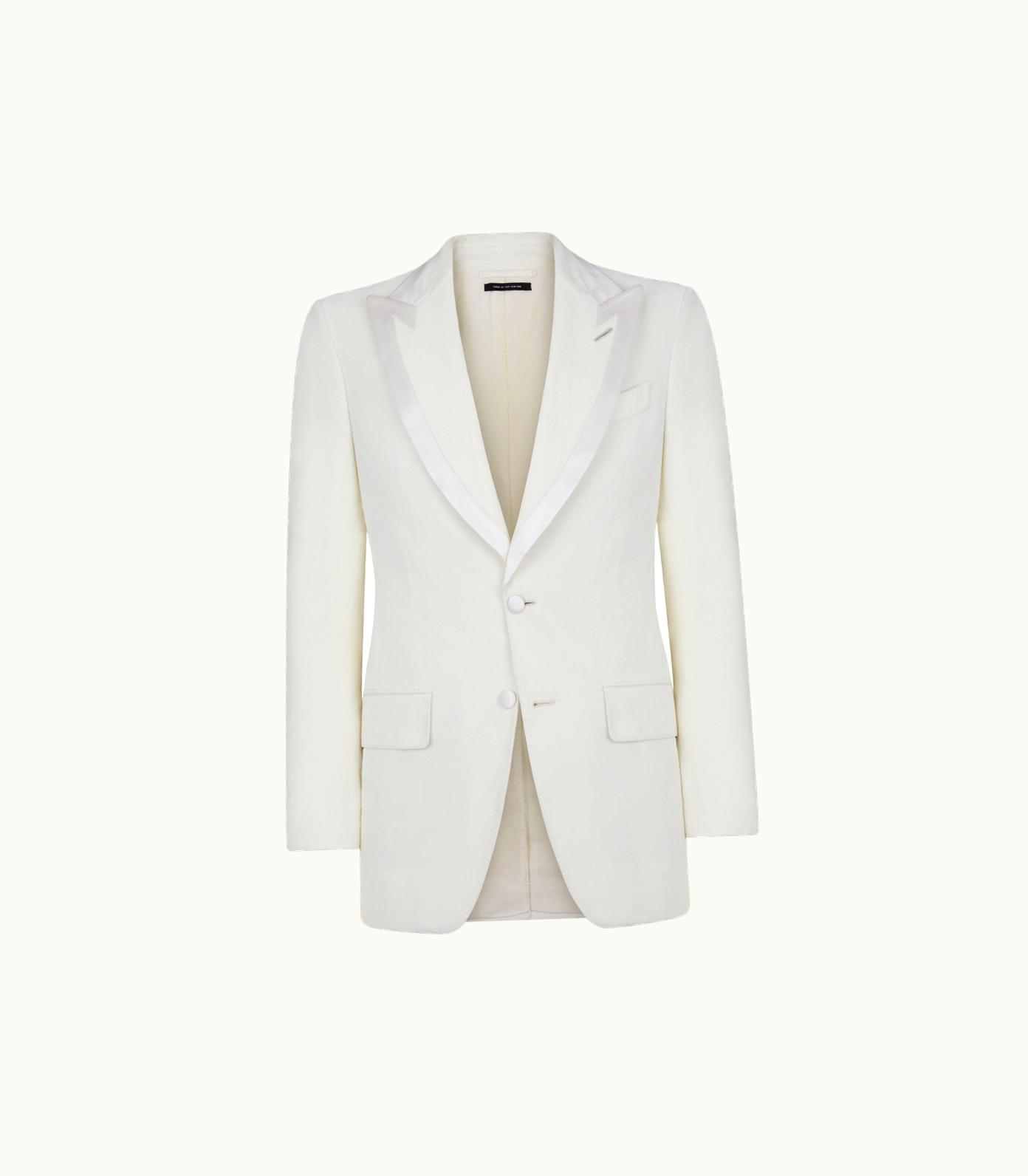 Tom Ford Tom Ford Atticus Cocktail Jacket Compact Light Velvet Black