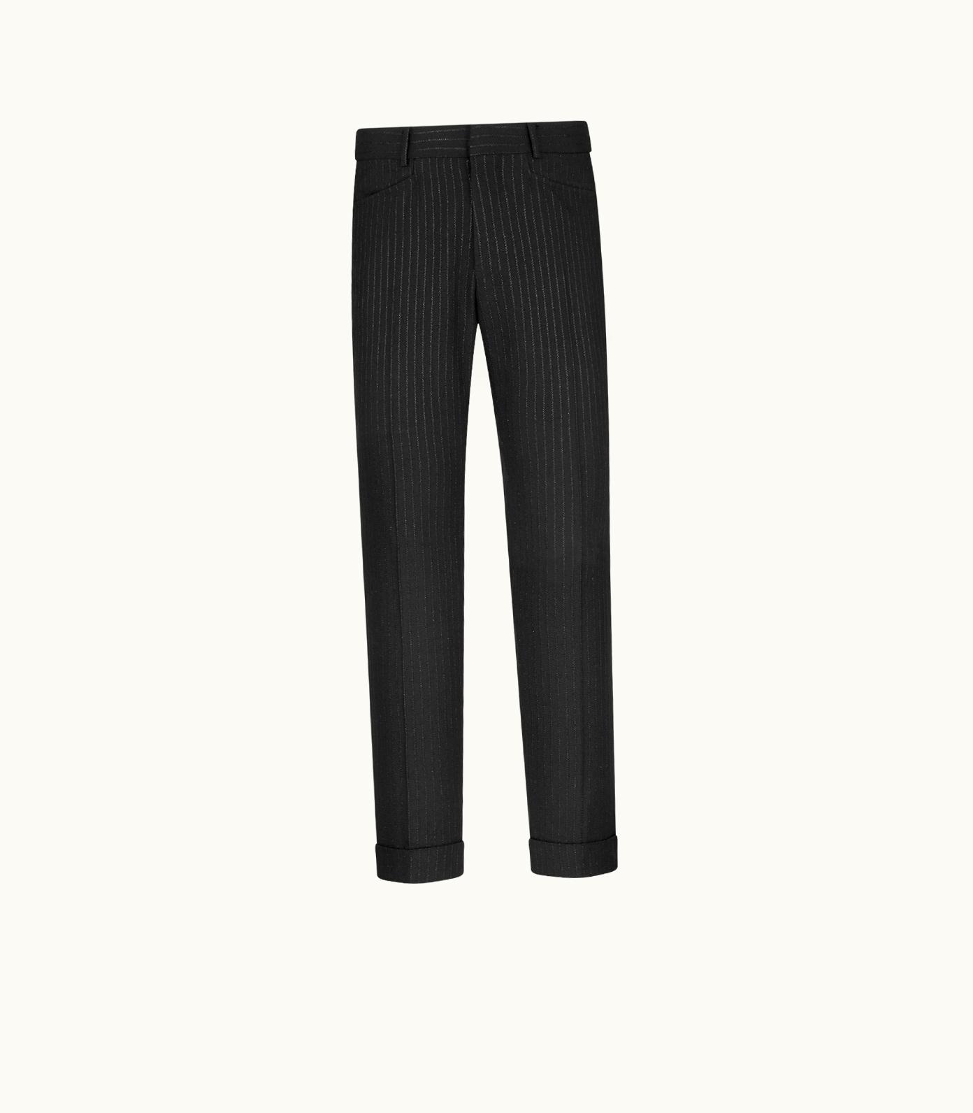 Tom Ford Tom Ford Lurex Jacquard Stripe Atticus Western Pocket Trouser