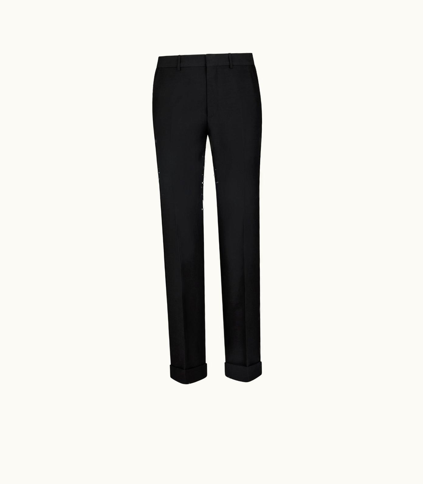 Tom Ford Tom Ford Atticus Wool Silk Organza Trouser Black