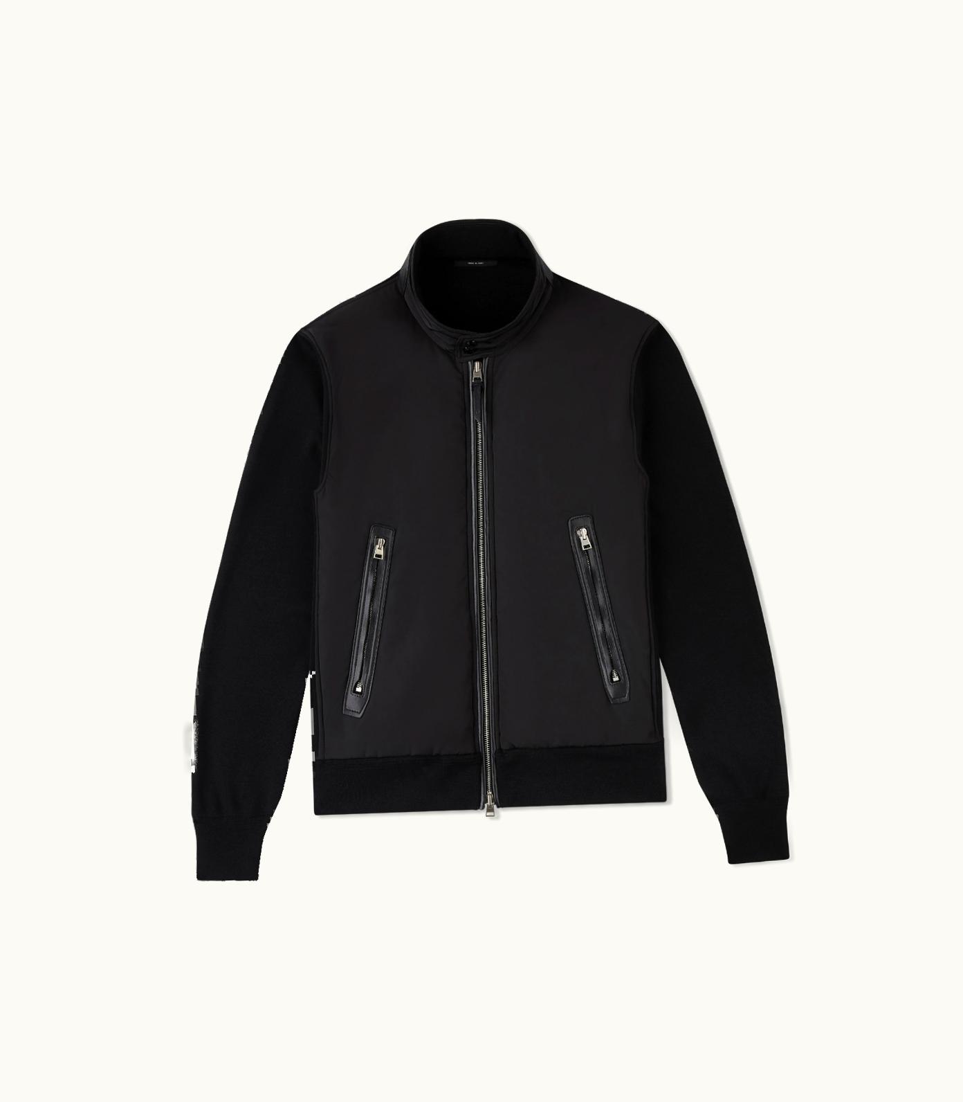 Tom Ford Tom Ford Nylon Front Harrington Zip Through