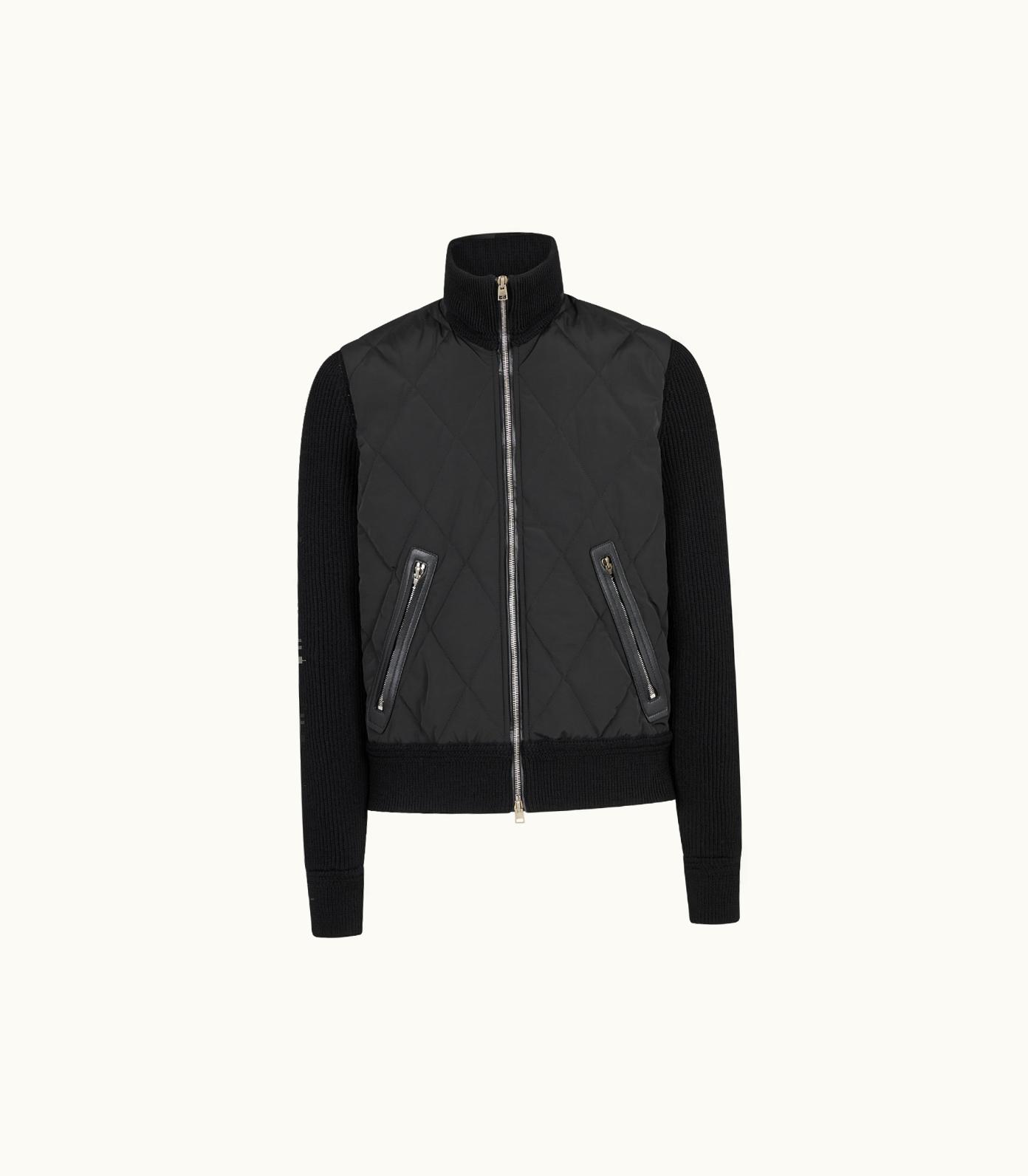 Tom Ford Tom Ford Quilted Nylon Merino Zip Through
