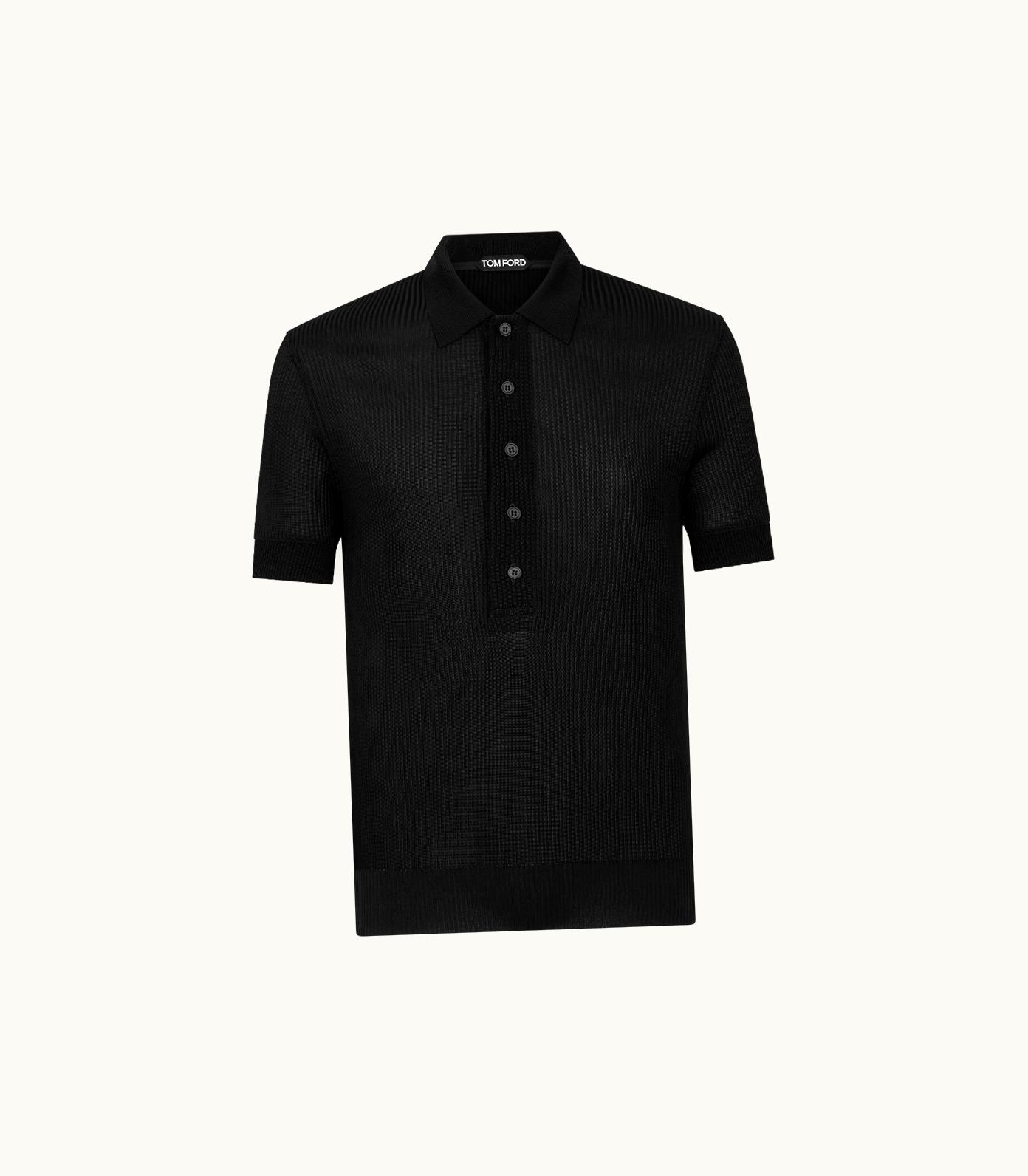 Tom Ford Tom Ford Silk Blend Wide Rib Polo