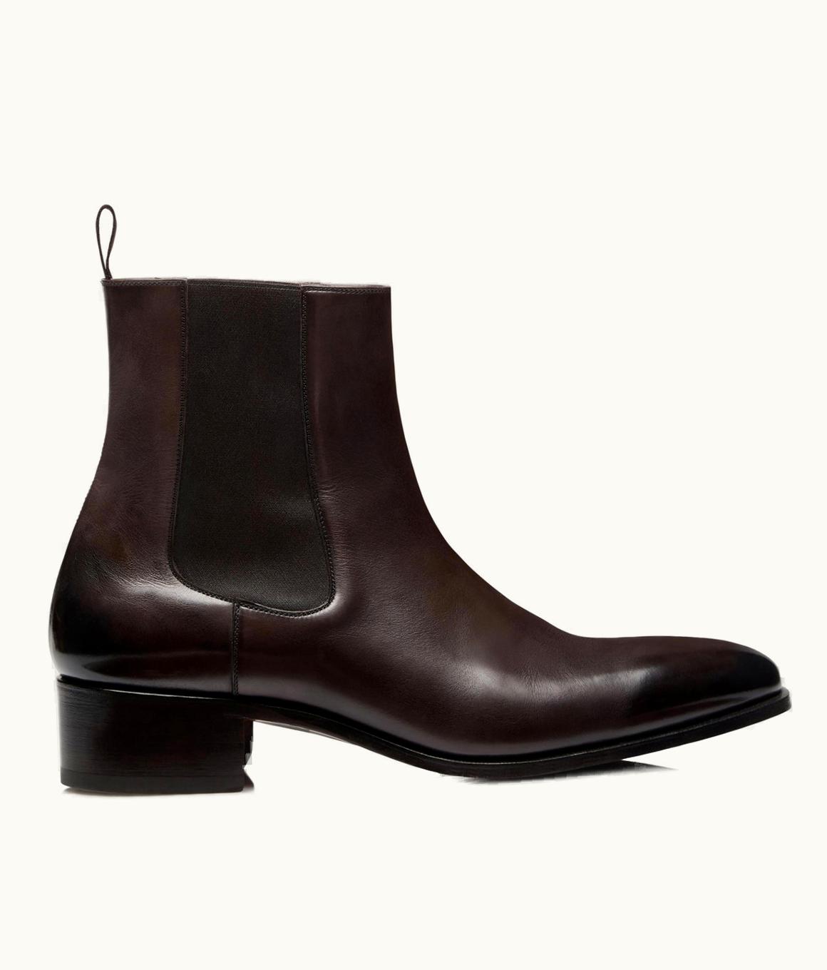 Tom Ford Tom Ford Alec Chelsea Boot Burnished Leather