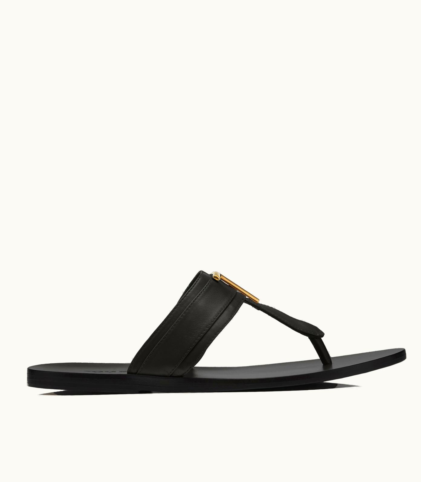 Tom Ford Tom Ford Smooth Leather Brighton Sandal