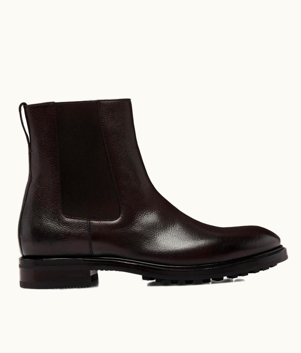 Tom Ford Tom Ford Small Grain Leather Stuart Chelsea Boot