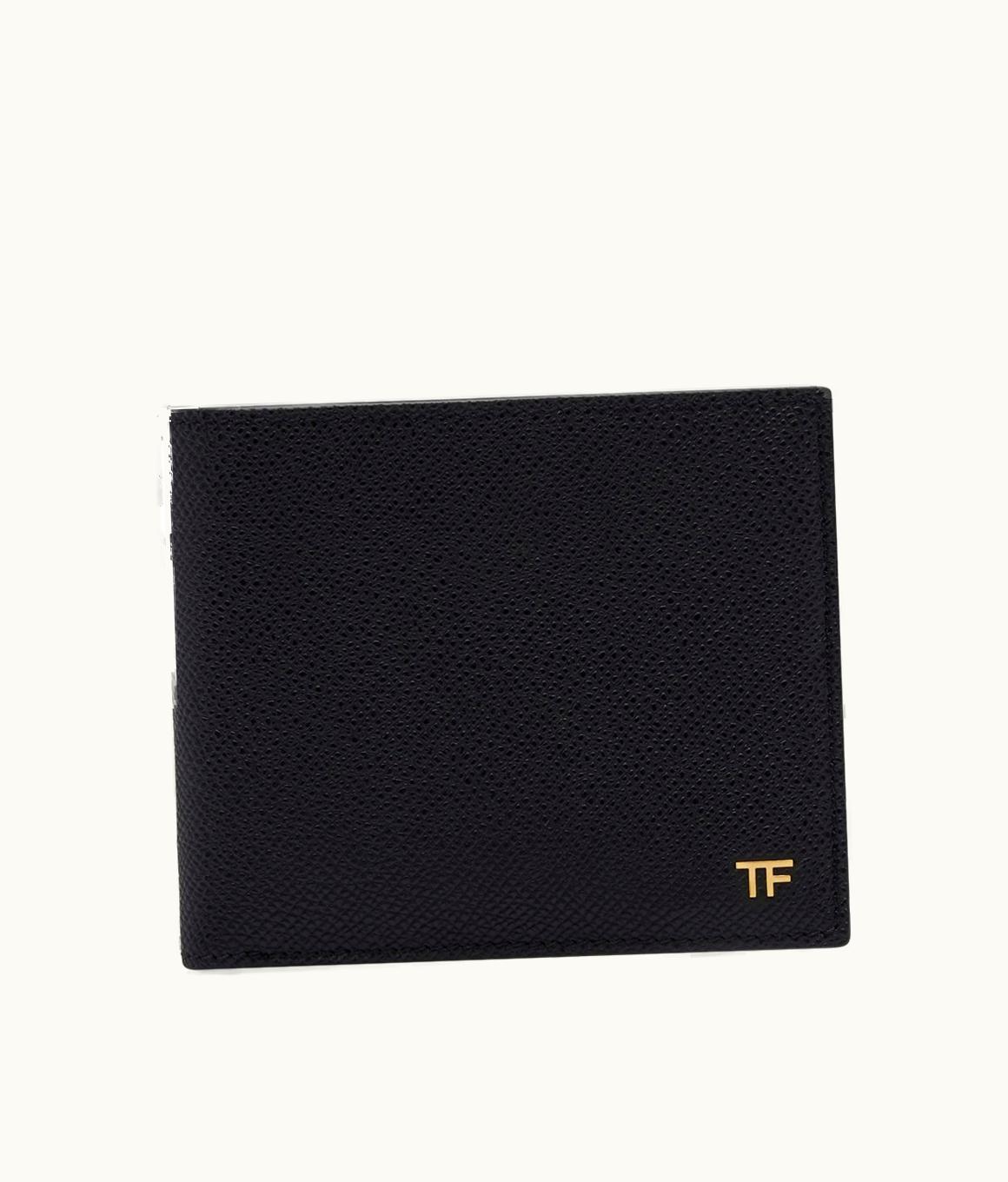 Tom Ford Tom Ford T Line Classic Bifold Wallet Black