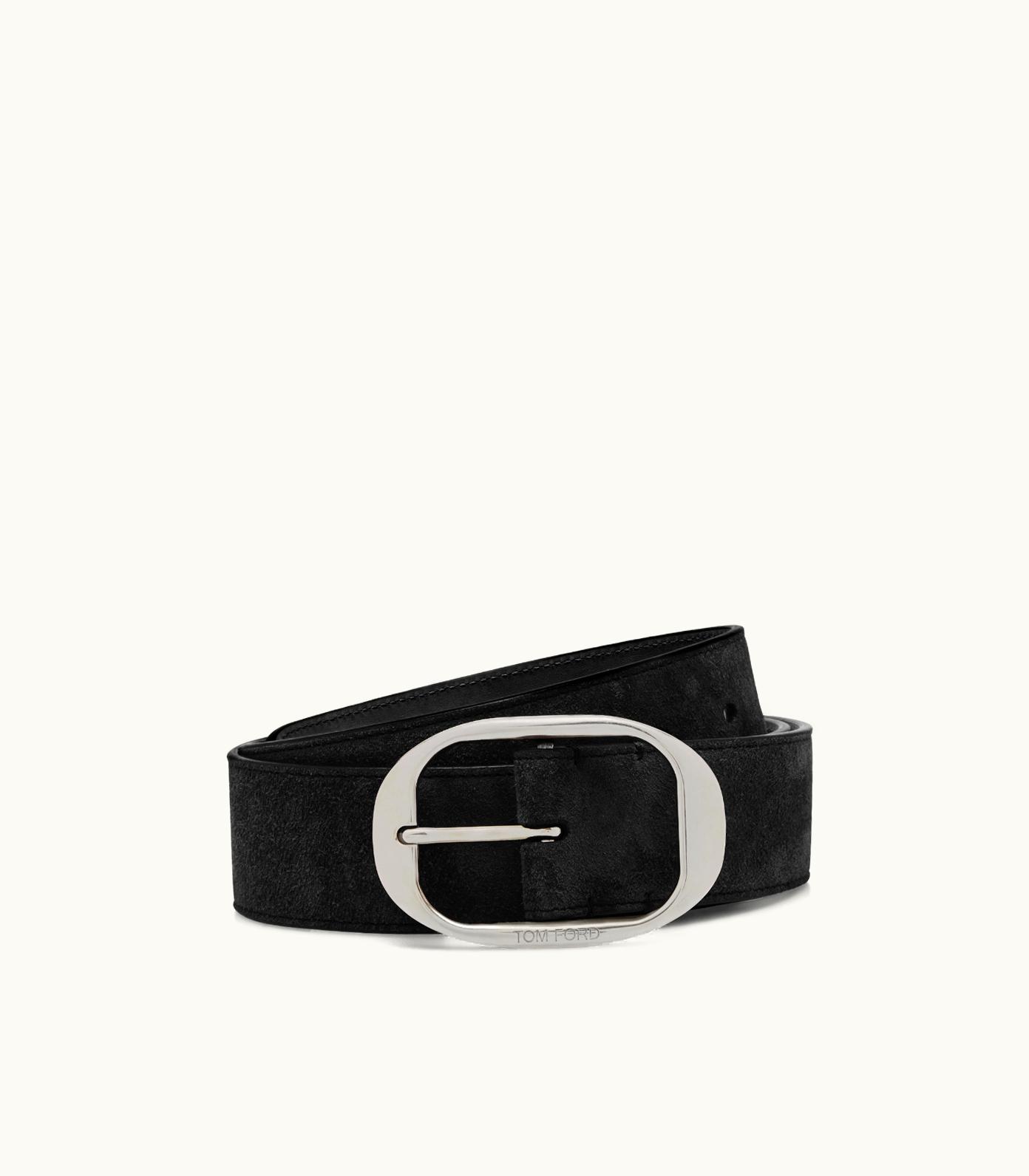 Tom Ford Tom Ford Suede Oval Belt