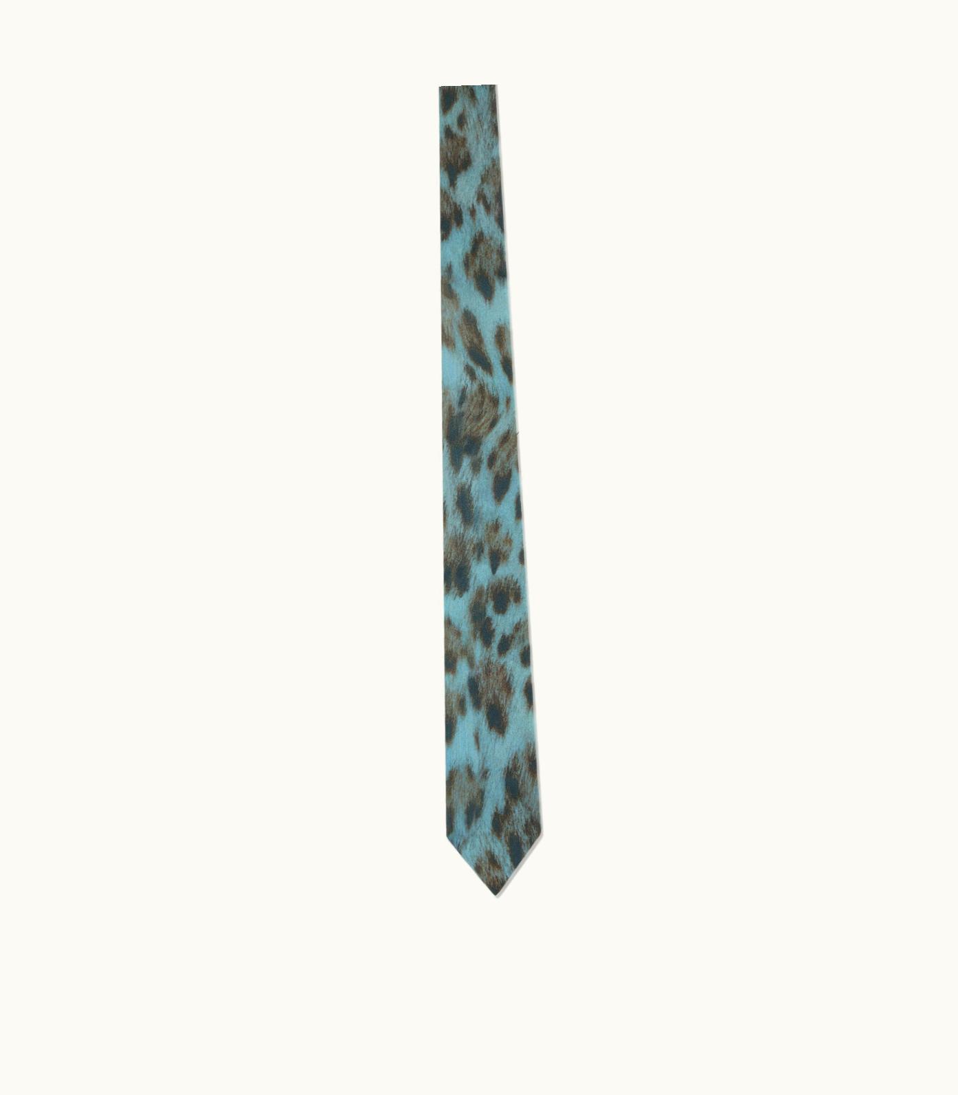 Tom Ford Tom Ford Cheetah Crepe De Chine Tie
