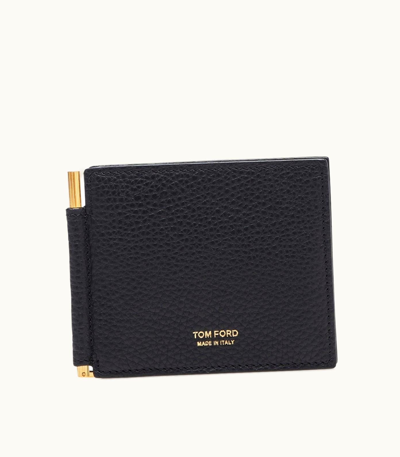 Tom Ford Tom Ford Soft Grain Leather Money Clip Wallet