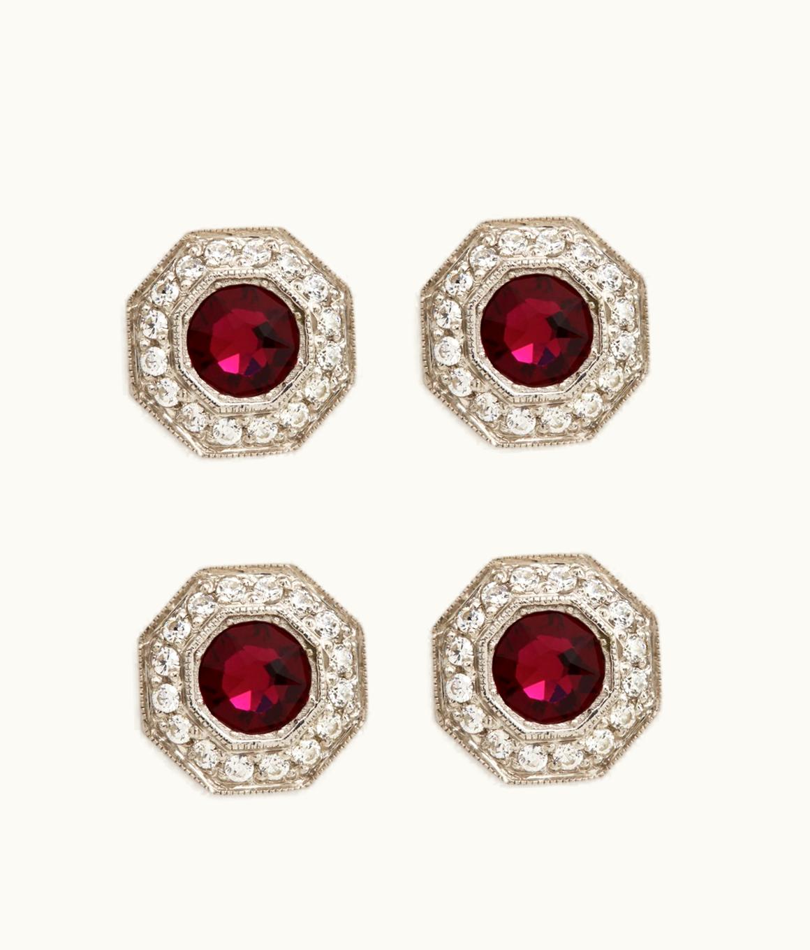 Tom Ford Tom Ford Diamond Octagon Studs