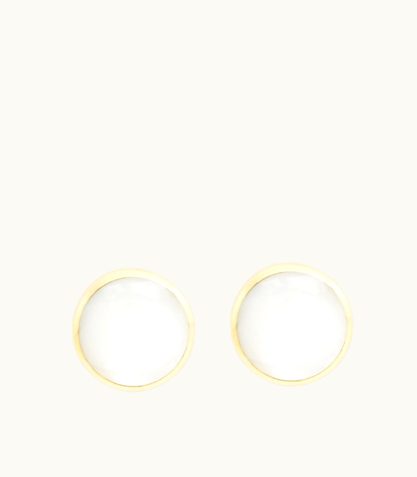 Tom Ford Tom Ford Mother Of Pearl Round Shirt Studs