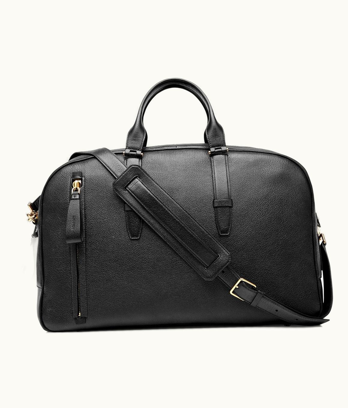 Tom Ford Tom Ford Grain Leather Buckley Bowling Bag