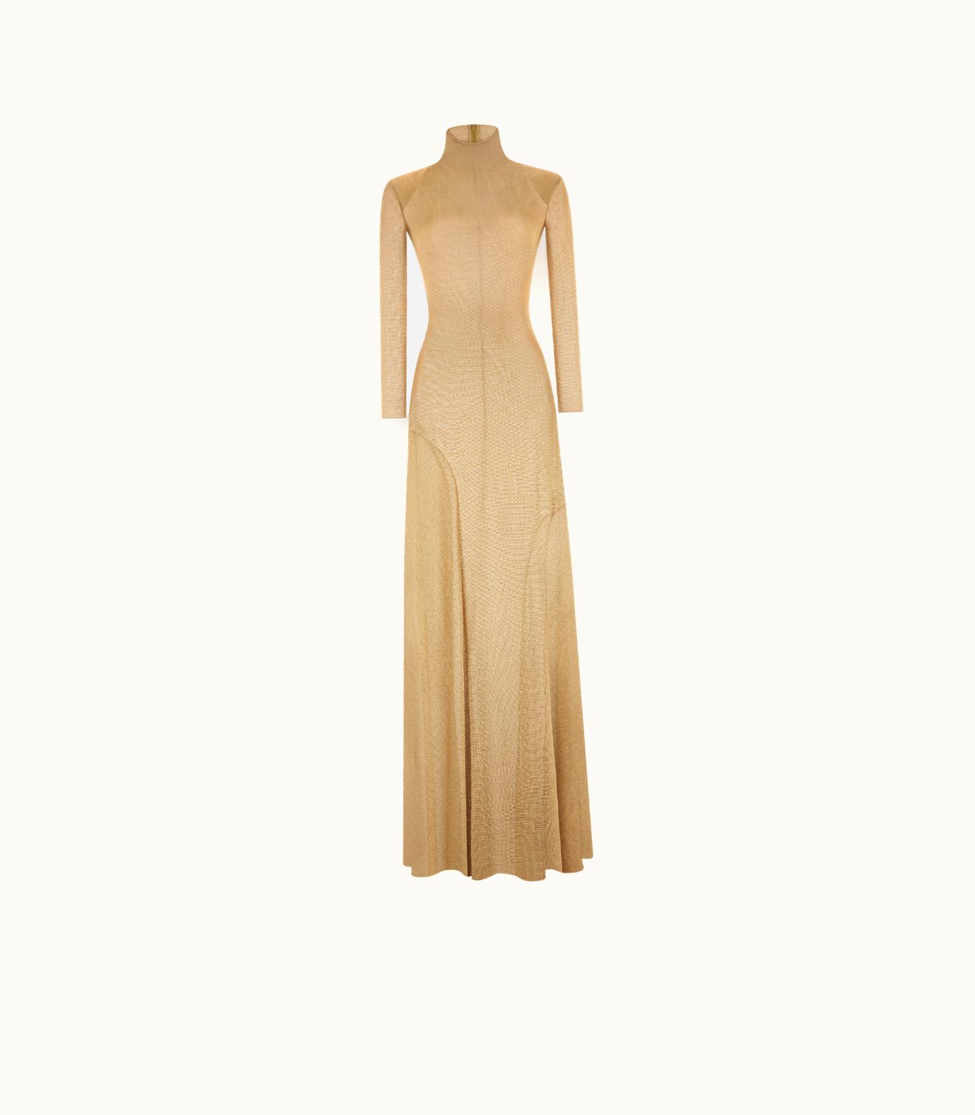 Tom Ford Tom Ford Viscose Jersey Turtleneck Evening Dress