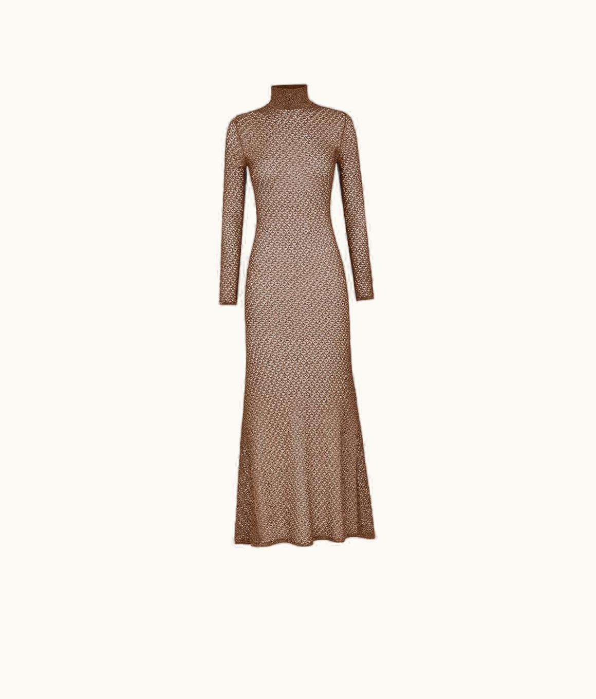 Tom Ford Tom Ford Openwork Lurex Knit Maxi Dress