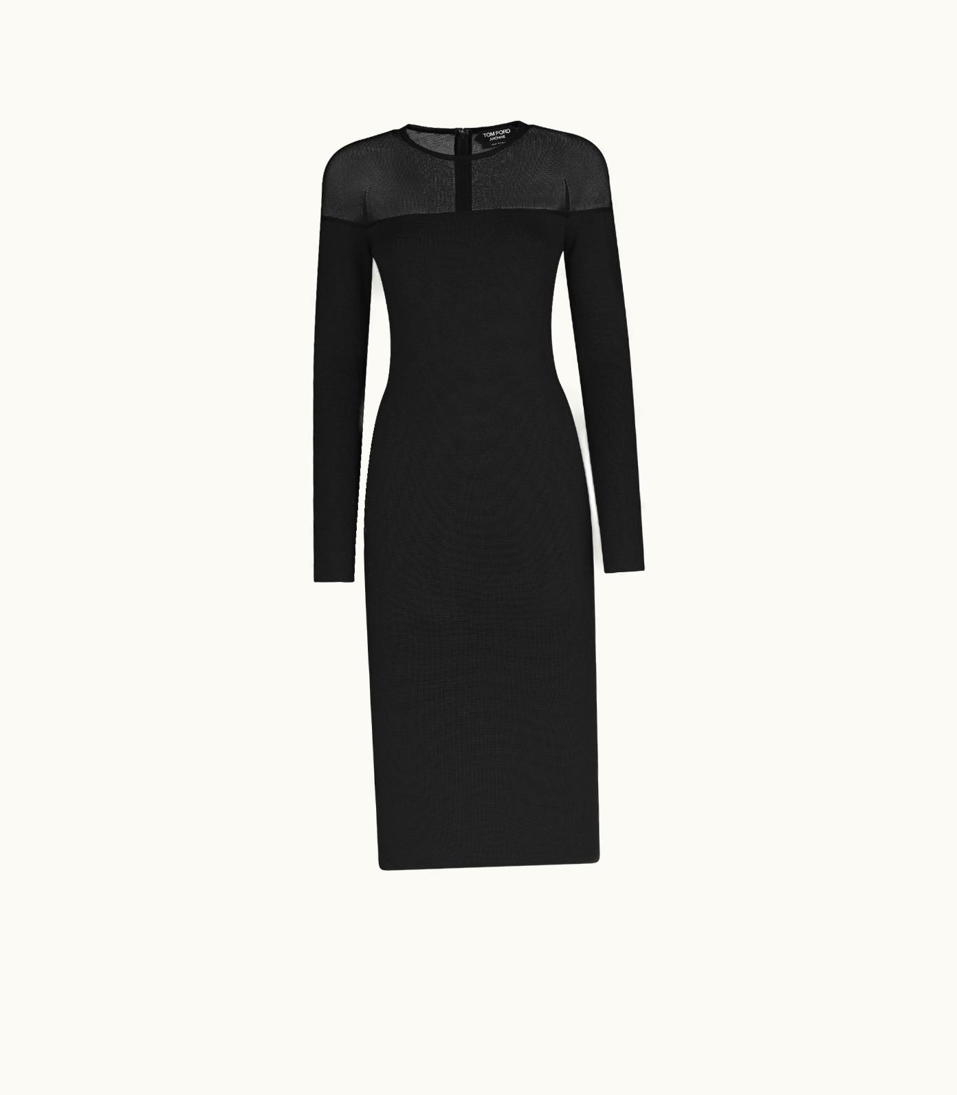 Tom Ford Tom Ford Fine Cashmere Silk & Silk Thread Dress