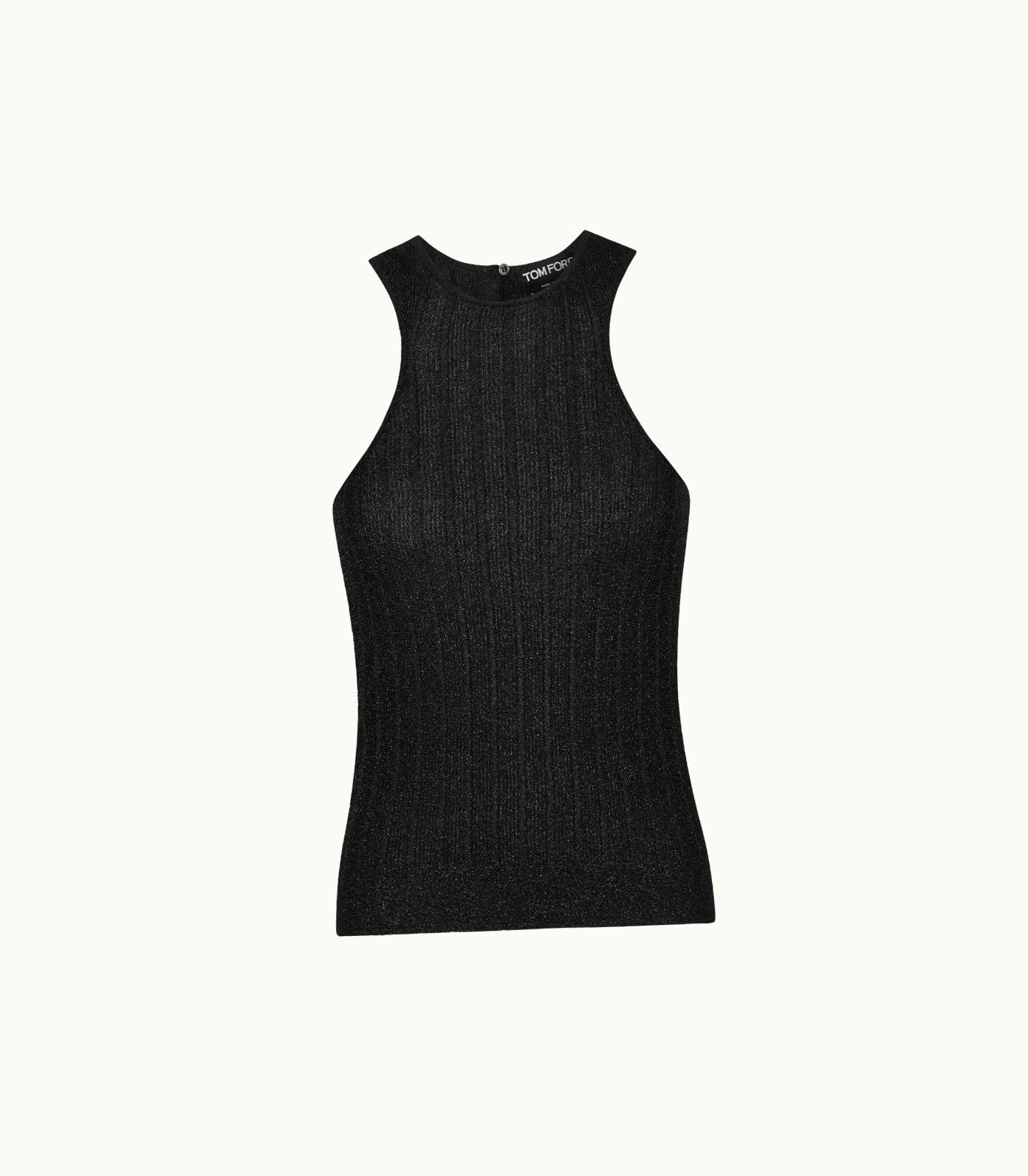 Tom Ford Tom Ford Lurex Rib Racer Back Tank Top