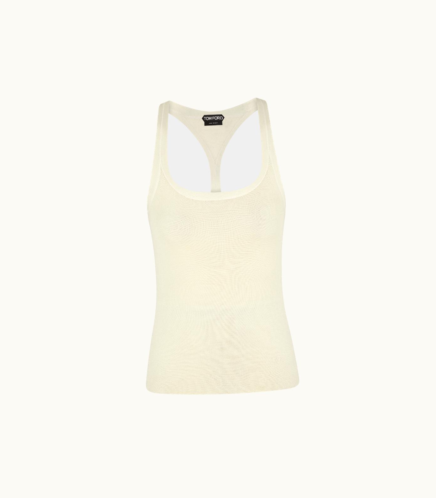 Tom Ford Tom Ford Full Needle Fine Cashmere Silk Knit Tank Top