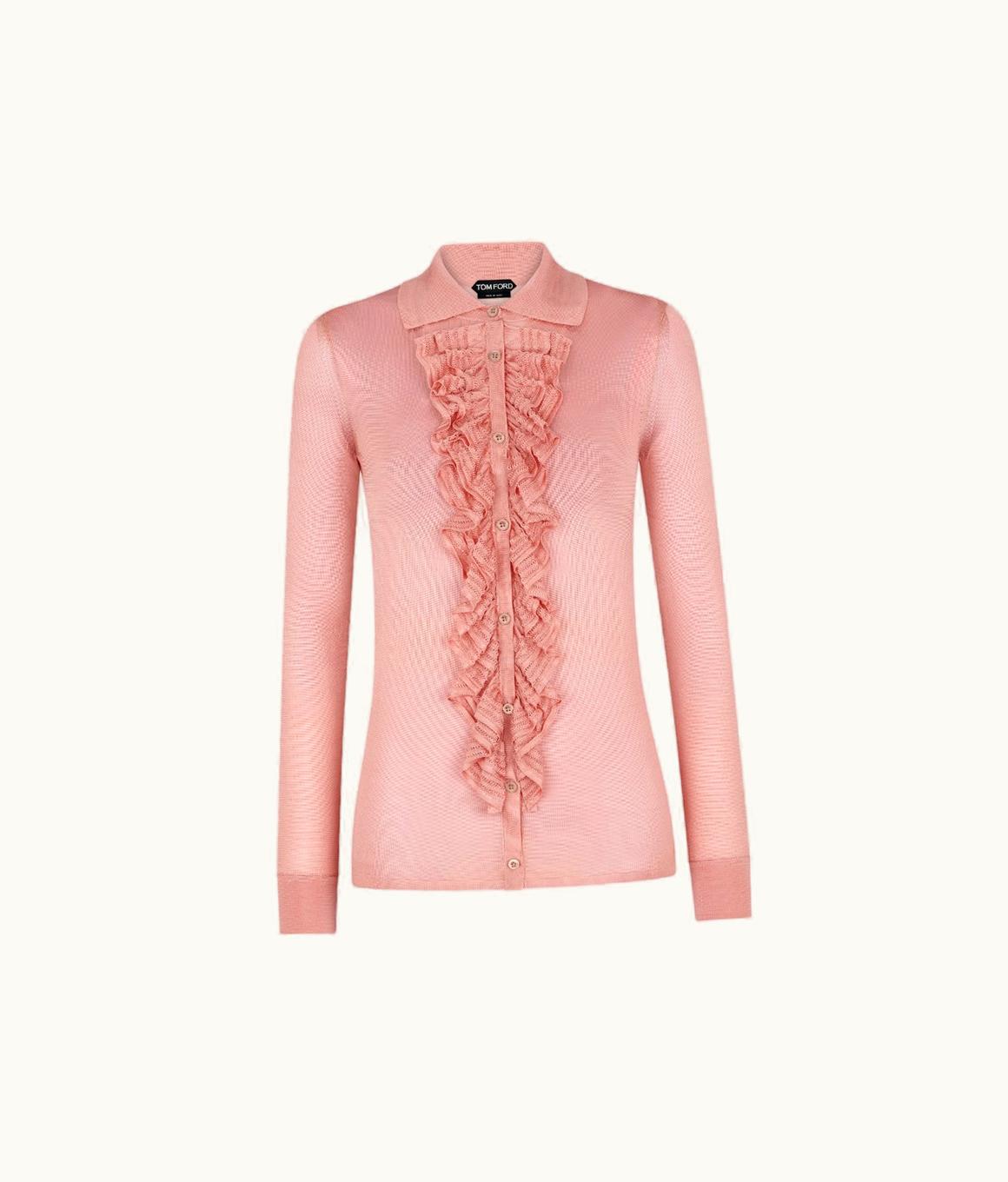 Tom Ford Tom Ford Ruffle Knit Shirt