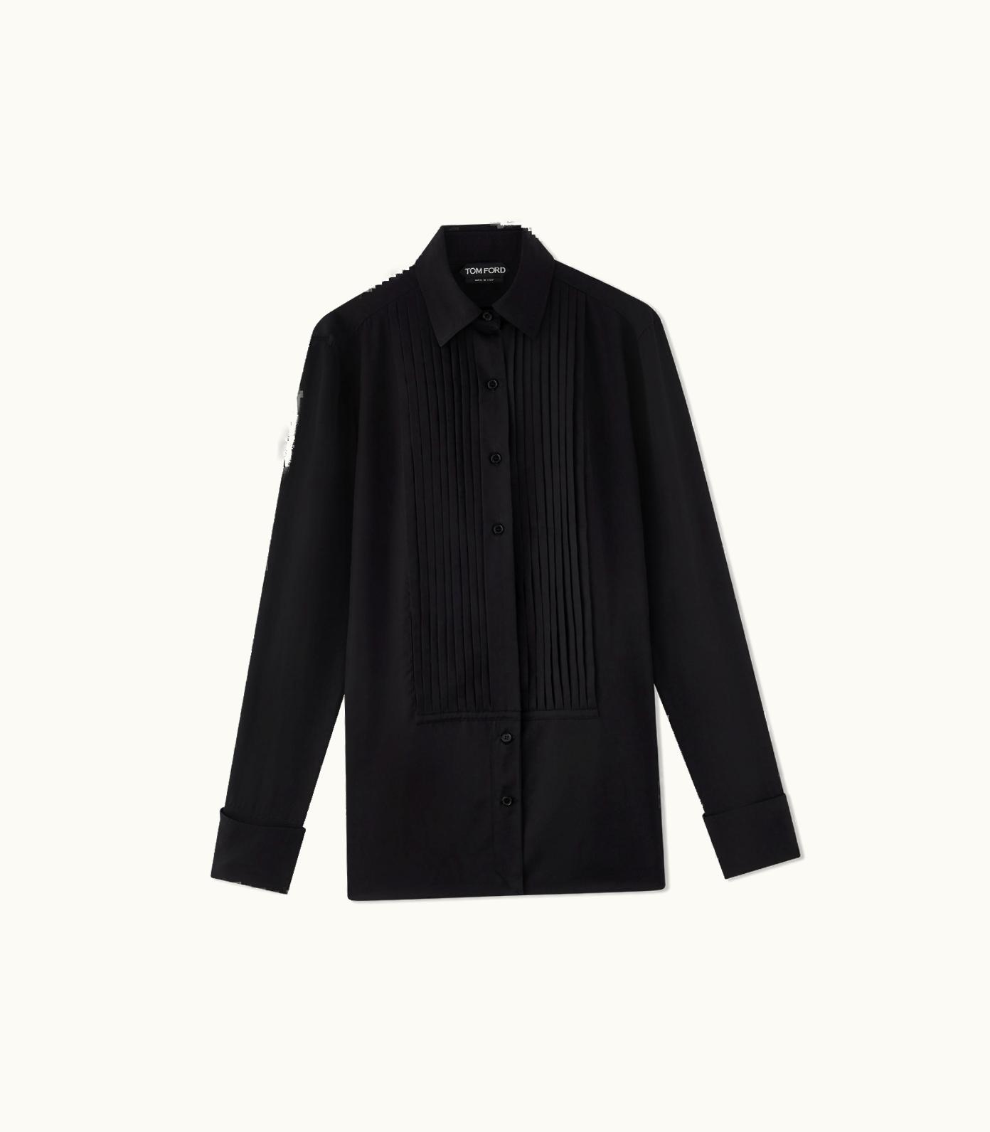 Tom Ford Tom Ford Lyocell & Silk Plastron Shirt