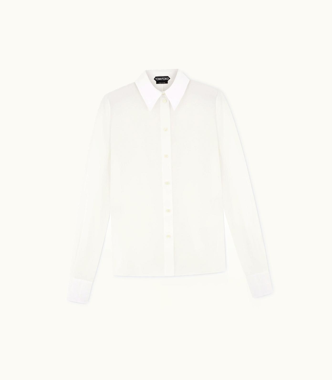 Tom Ford Tom Ford Crepe De Chine Fitted Shirt