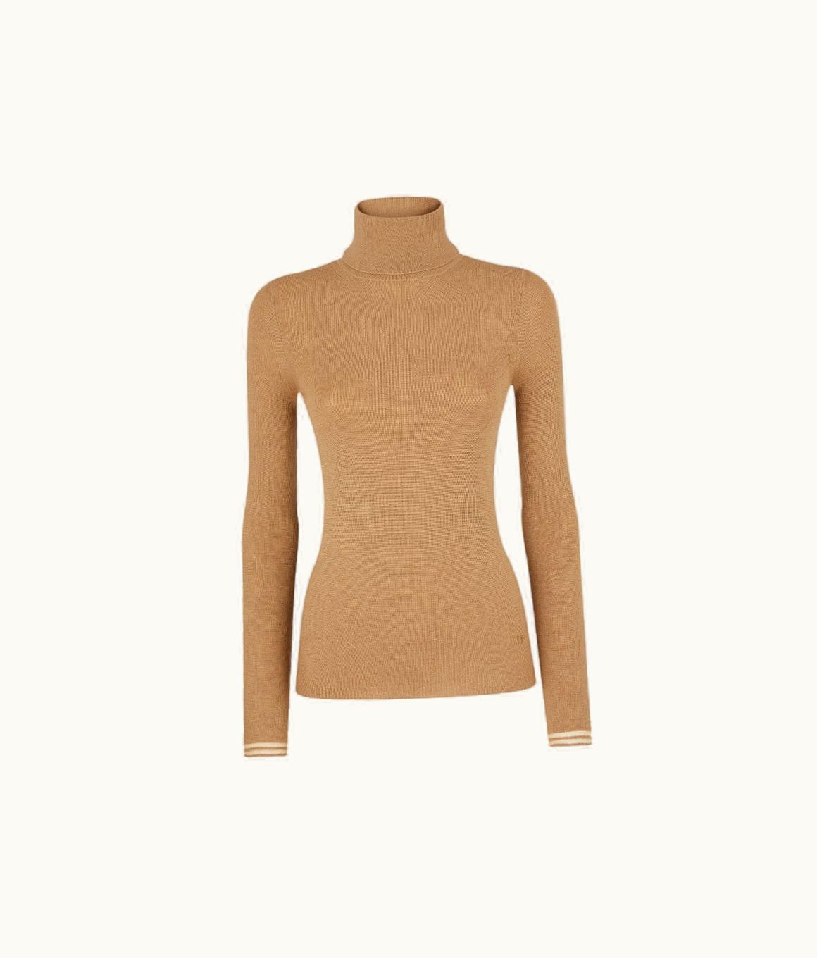 Tom Ford Tom Ford Full Needle Fine Cashmere Silk Knit Turtleneck