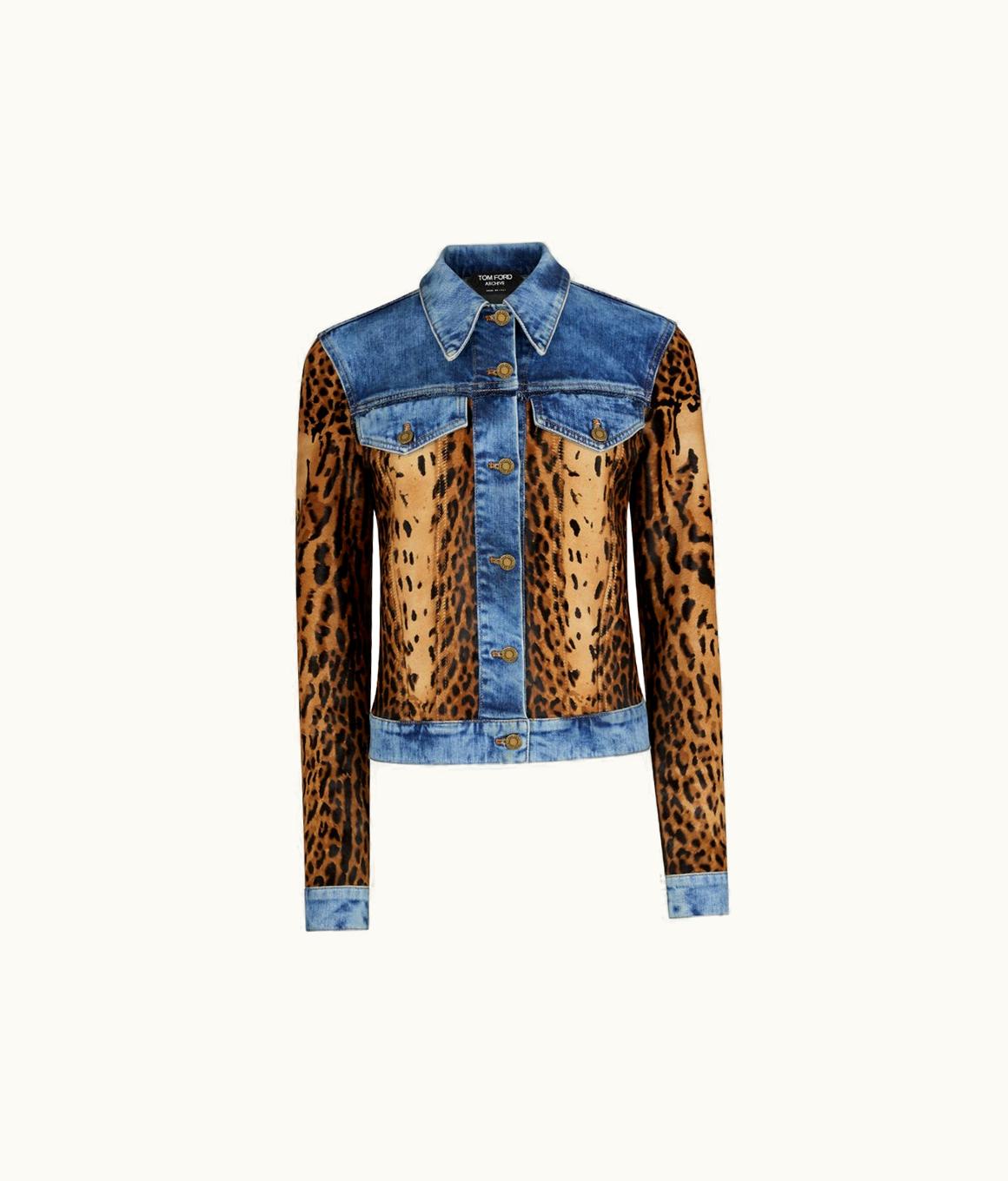 Tom Ford Tom Ford Denim & Calf Hair Jean Jacket