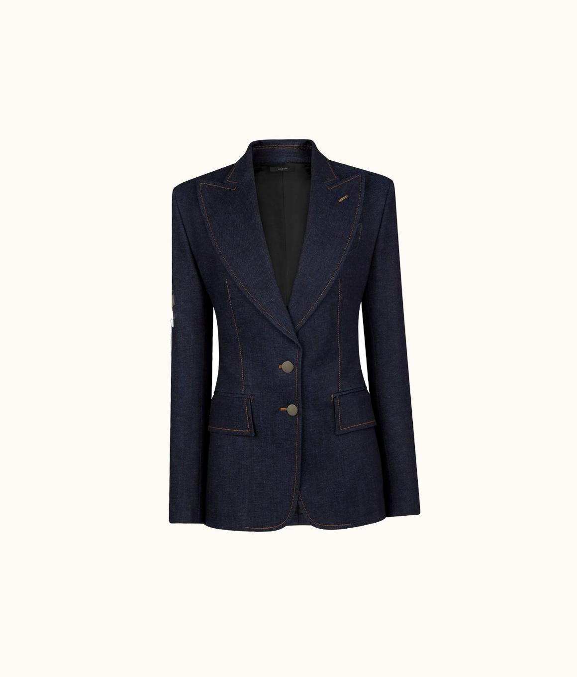 Tom Ford Tom Ford Lightweight Denim Single Breasted Jacket