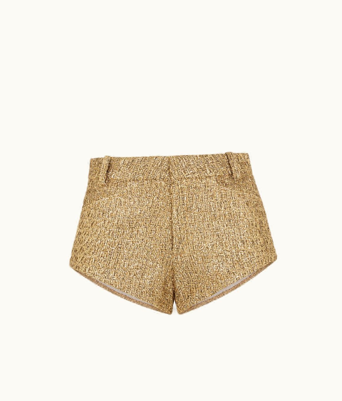 Tom Ford Tom Ford Wool Blend Tweed Mini Shorts