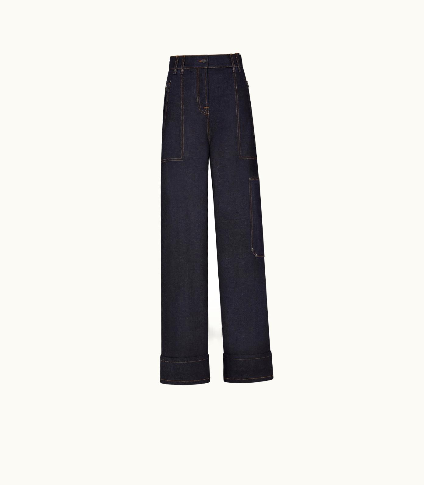 Tom Ford Tom Ford Lightweight Denim Wide Leg Pants