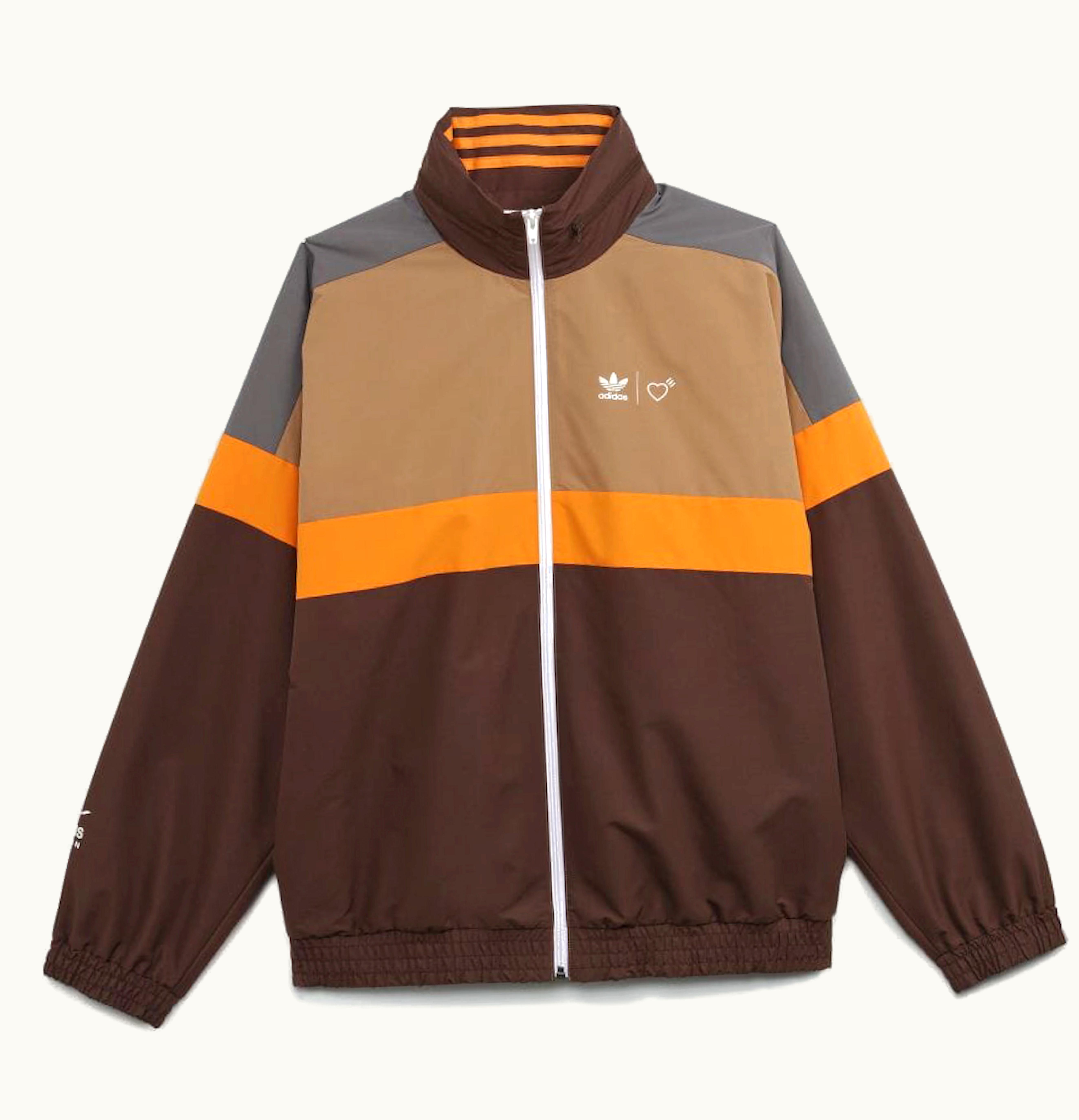 Adidas adidas x Human Made Windbreaker Jacket Brown