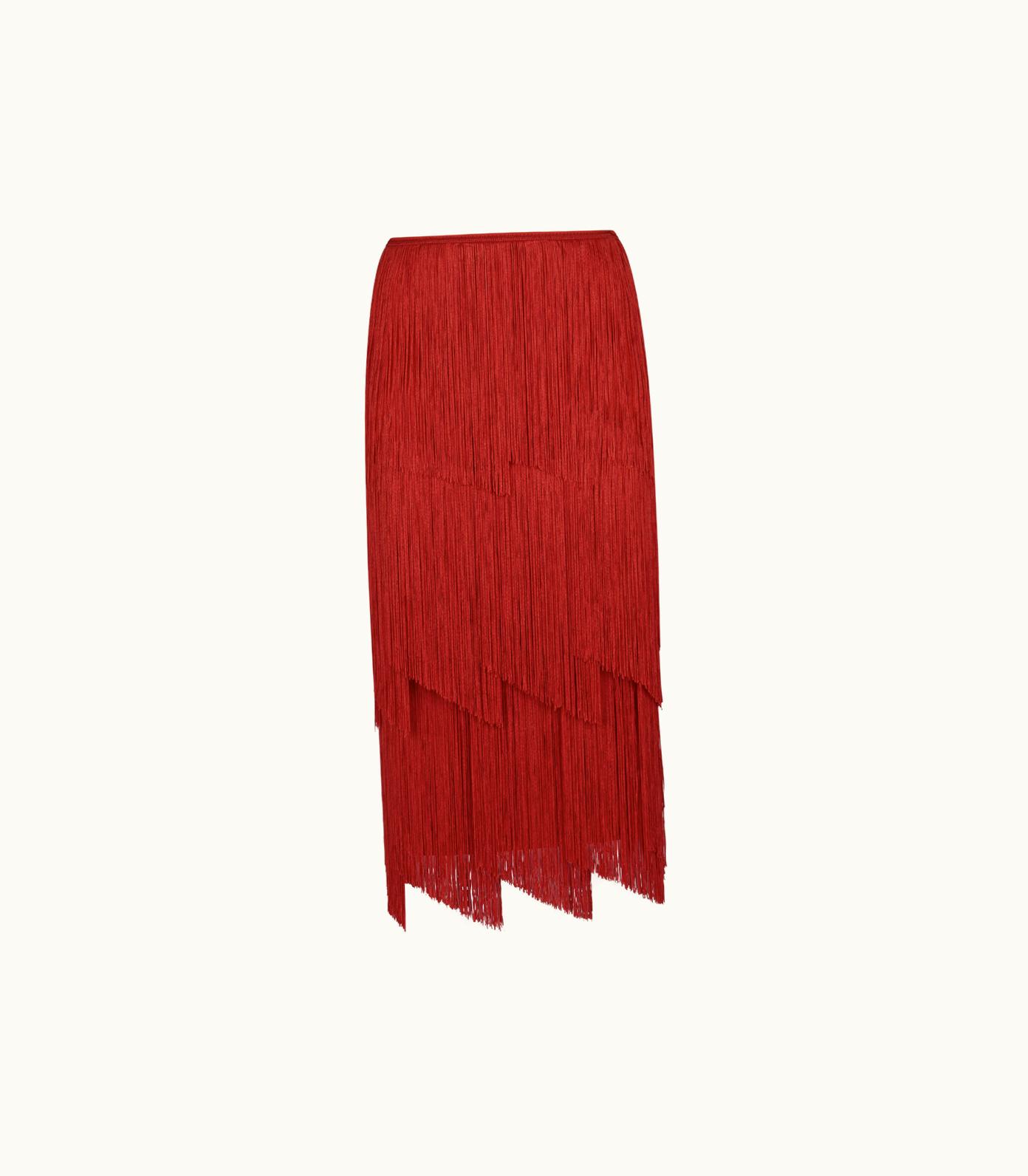 Tom Ford Tom Ford Knee Length Fringe Pencil Skirt