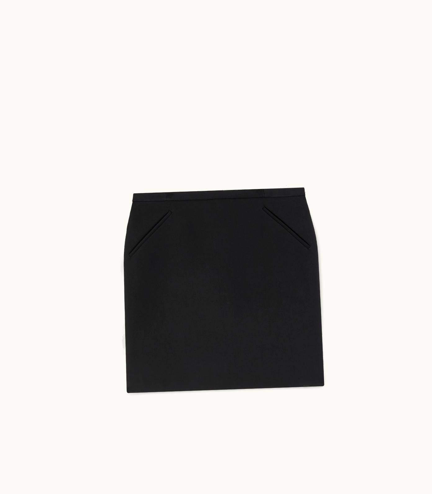 Tom Ford Tom Ford Double Cady Stretch Mini Skirt