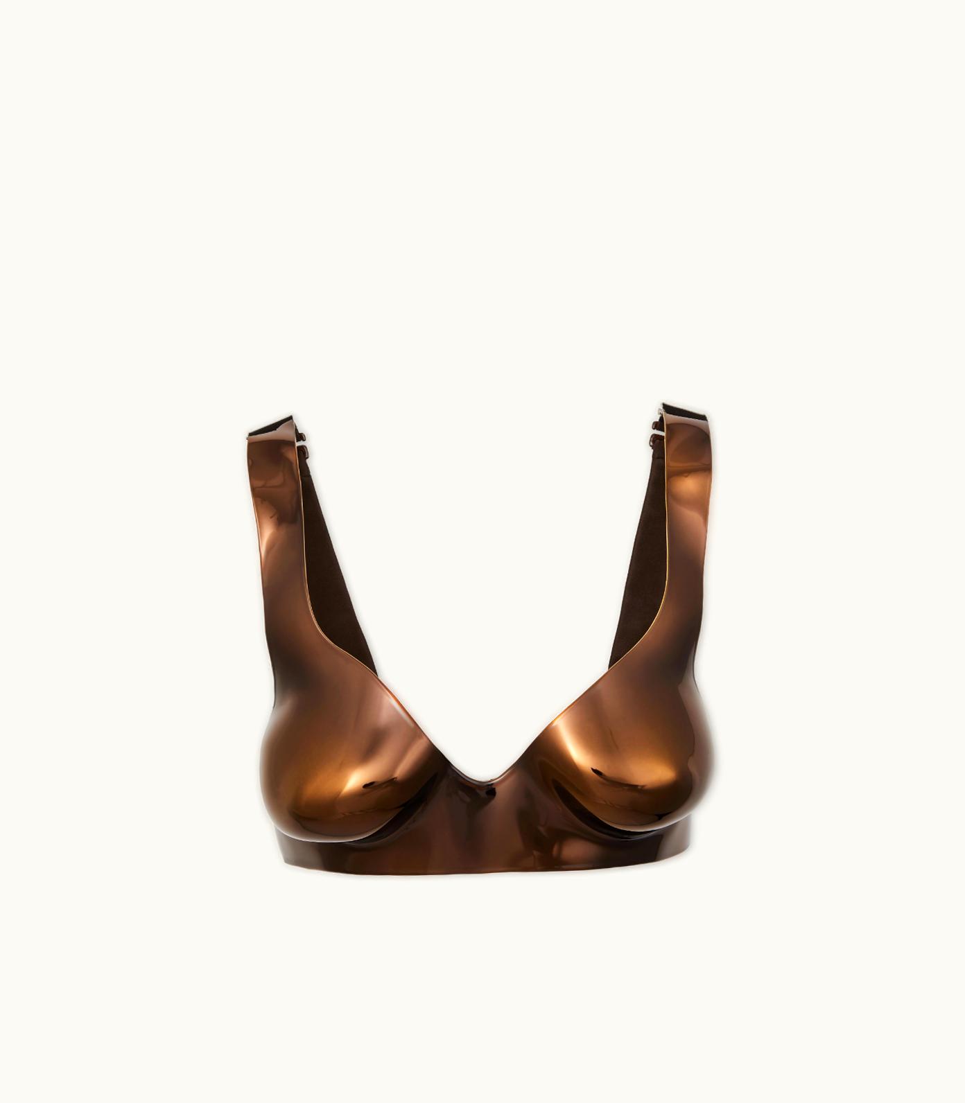 Tom Ford Tom Ford Lacquered Chromed Acrylic Anatomical Bra
