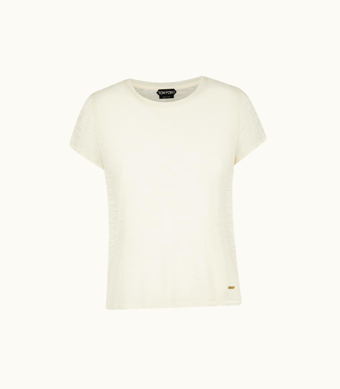Tom Ford Tom Ford Slub Cotton Jersey Crewneck T-SHIRT