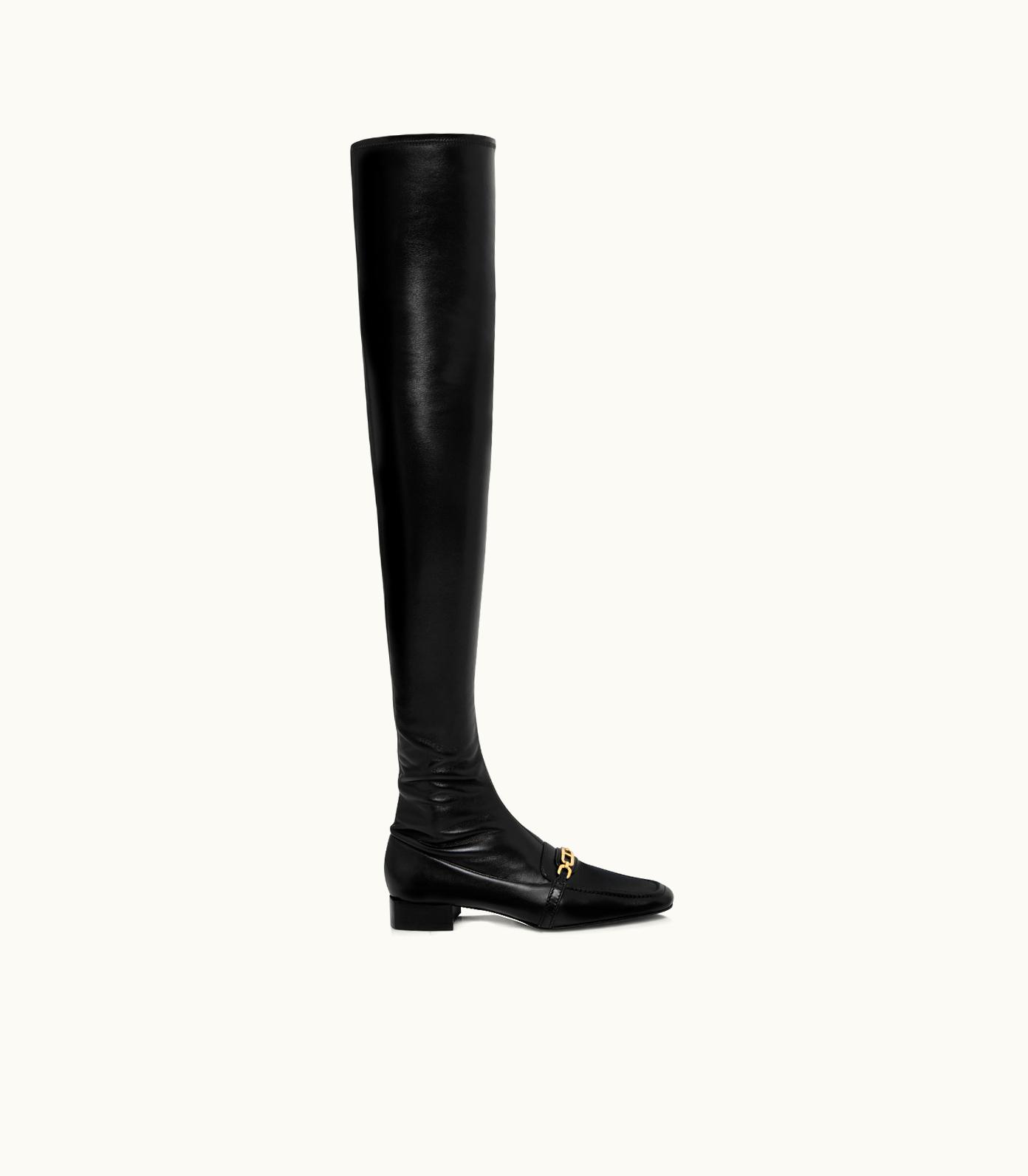 Tom Ford Tom Ford Stretch Nappa And Calf Leather Whitney Over The Knee Boot