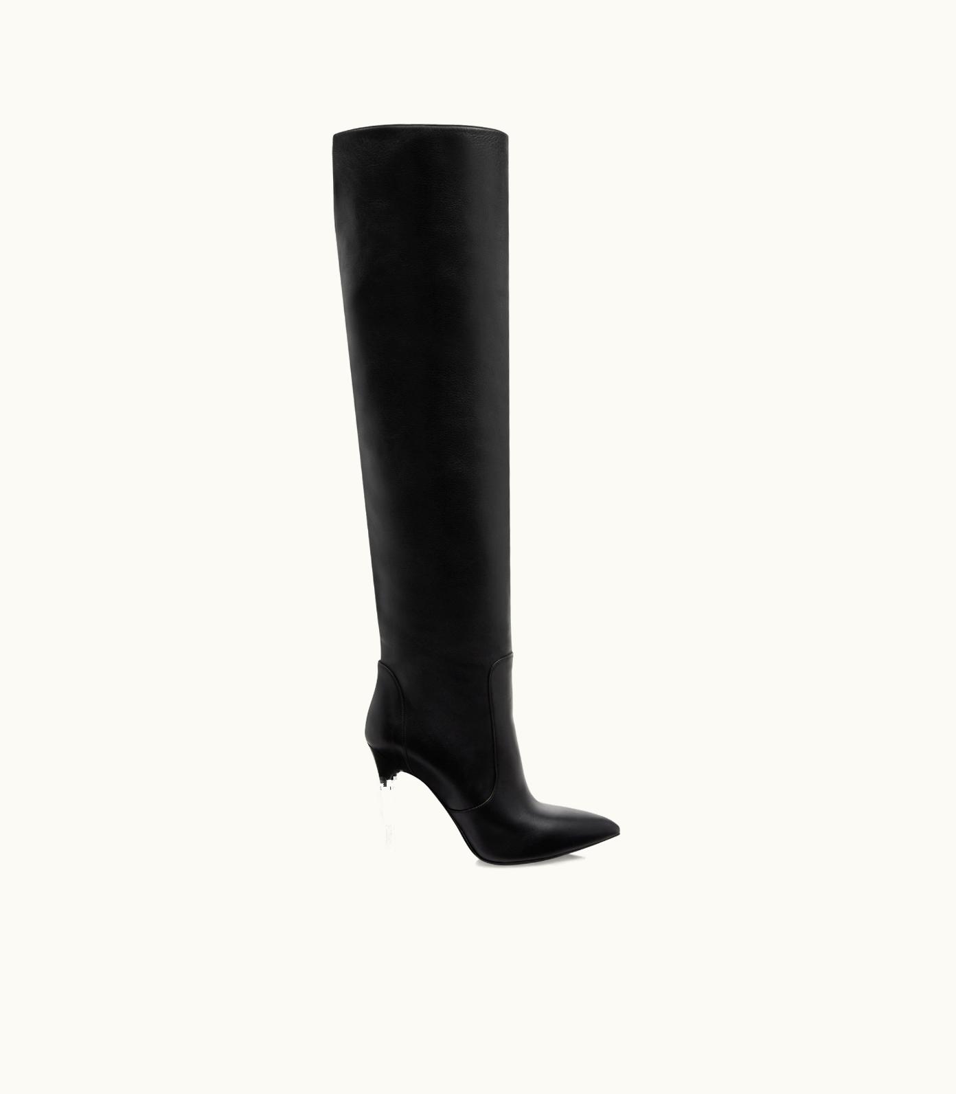 Tom Ford Tom Ford Leather Over The Knee Boot