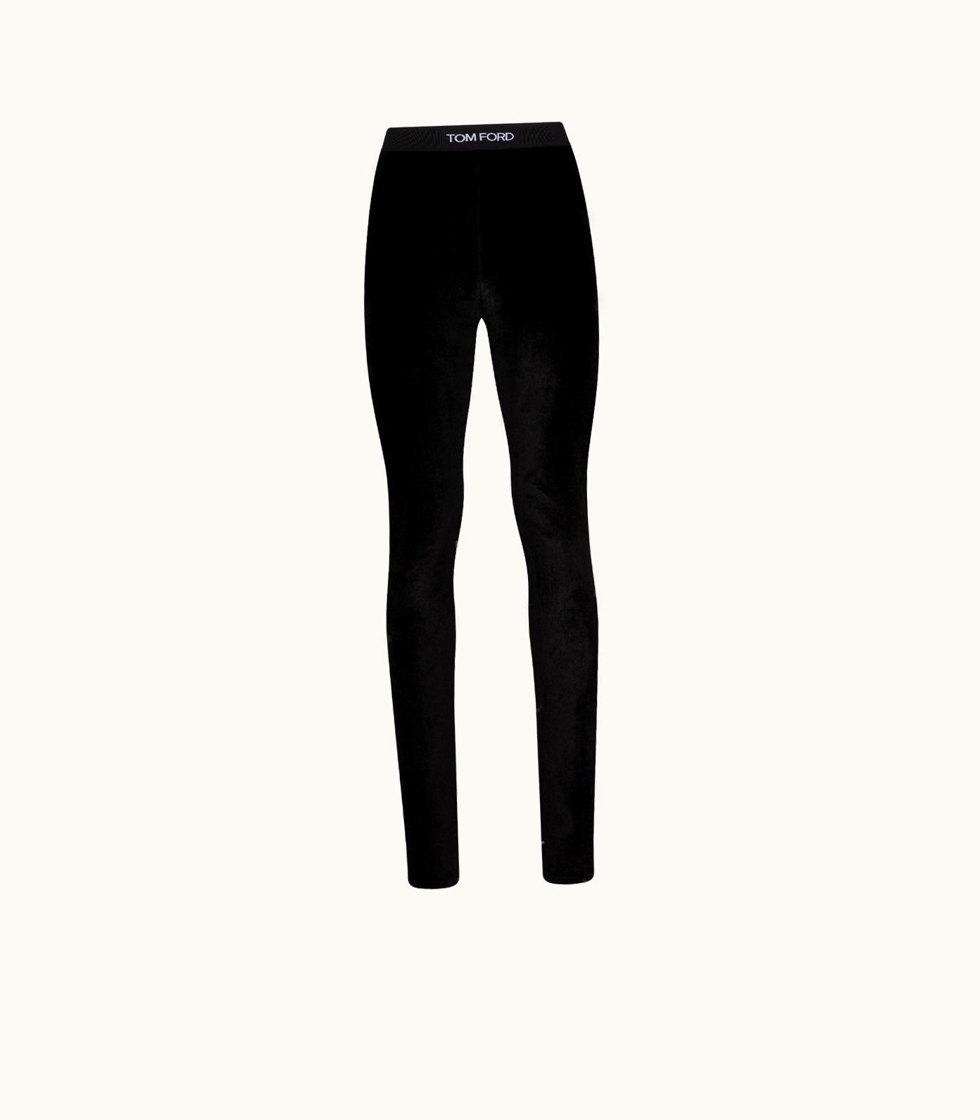 Tom Ford Tom Ford Signature Stretch Velvet Leggings Luxe Black