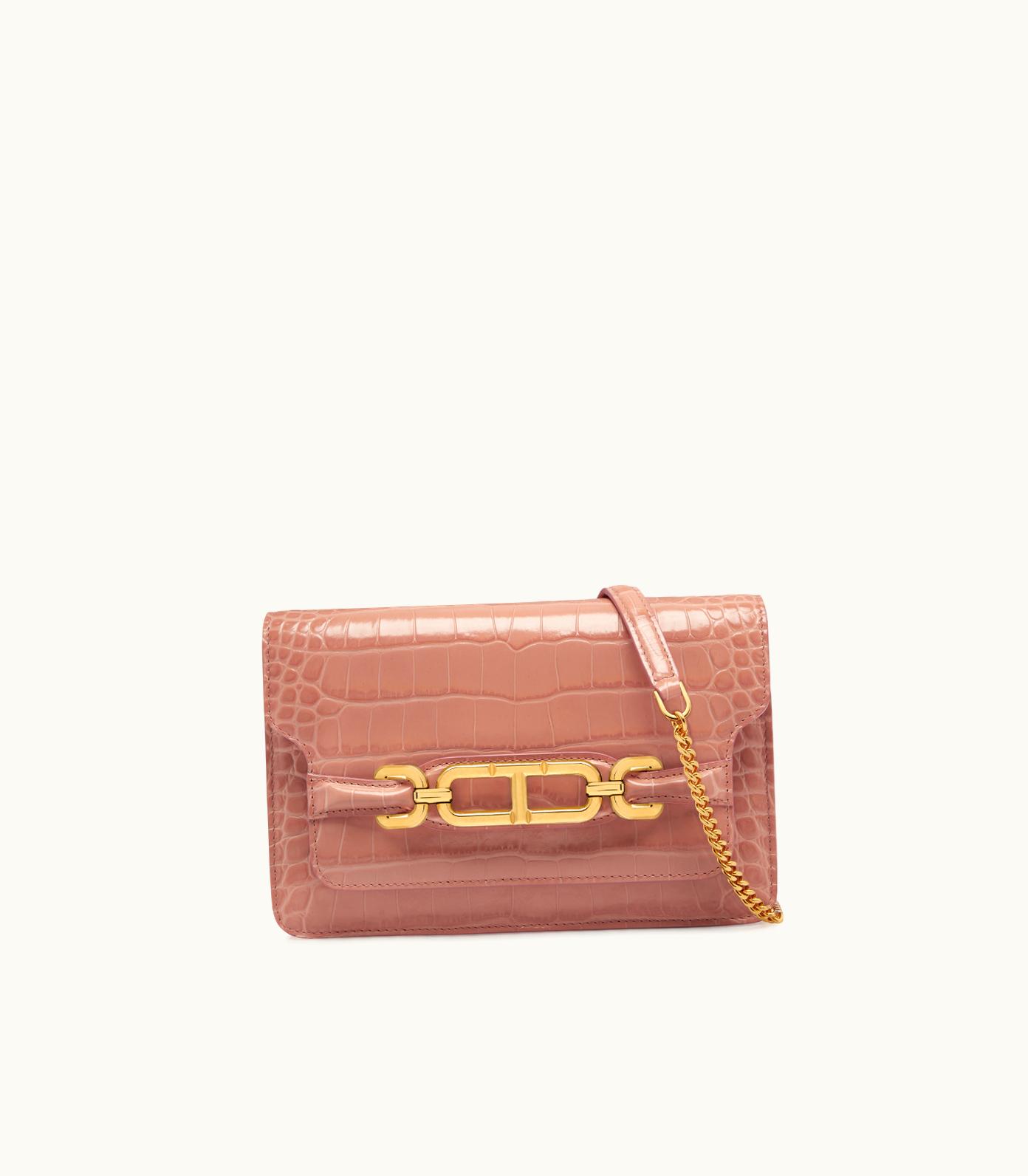 Tom Ford Tom Ford Stamped Crocodile Leather Whitney Small Shoulder Bag 5221205536