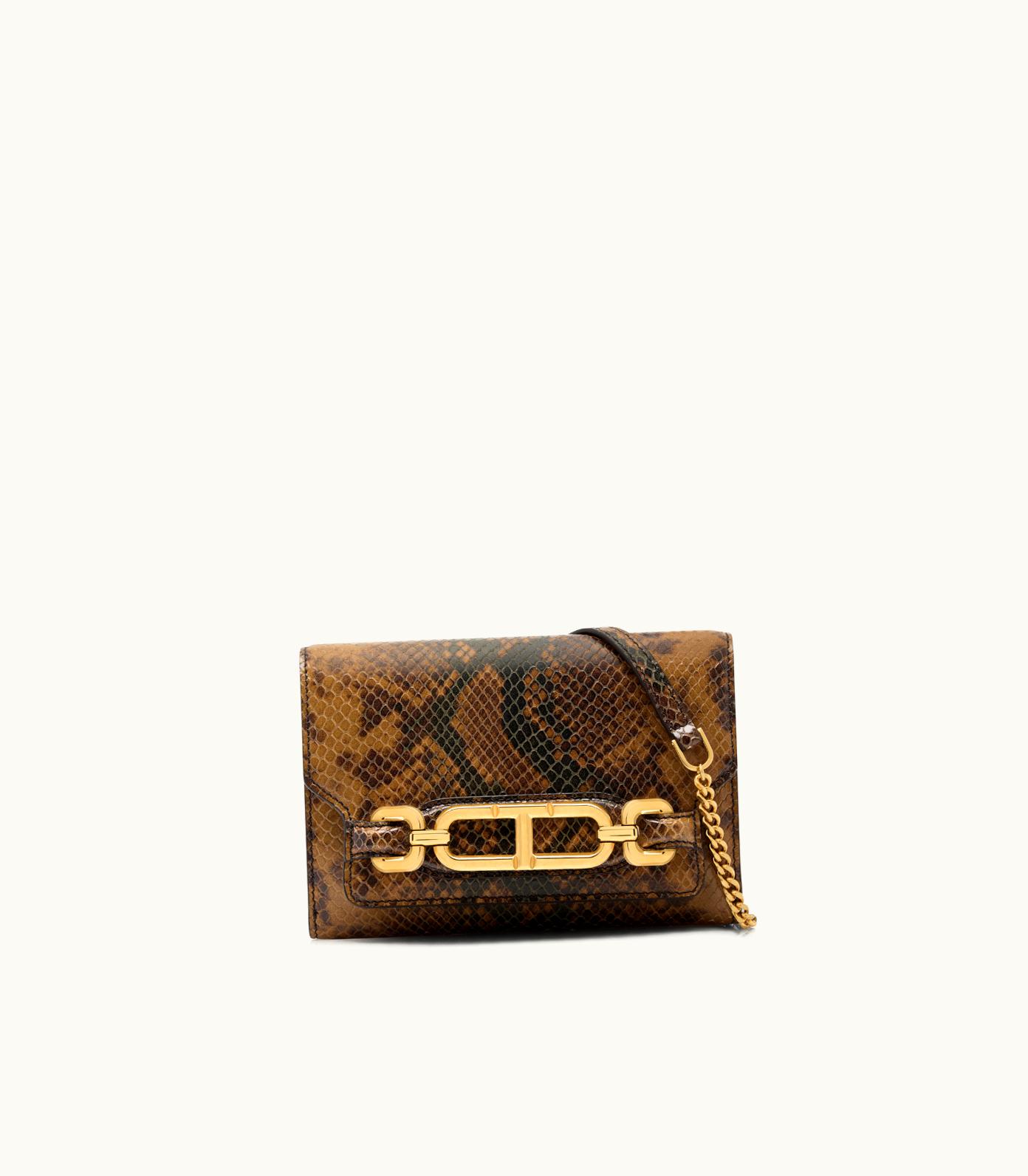 Tom Ford Tom Ford Stamped Python Leather Whitney Mini Bag