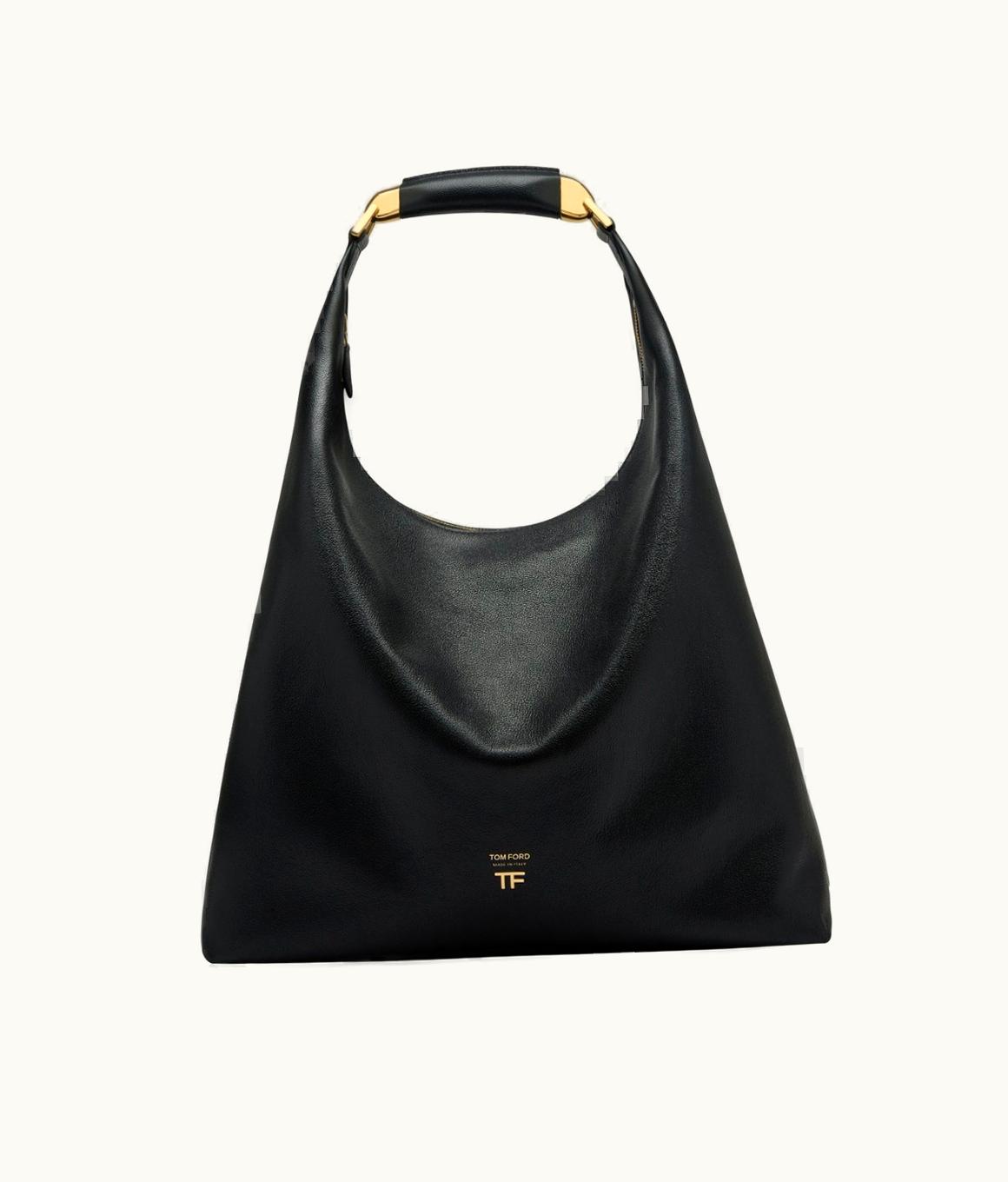 Tom Ford Tom Ford Grain Leather Bianca Large Hobo