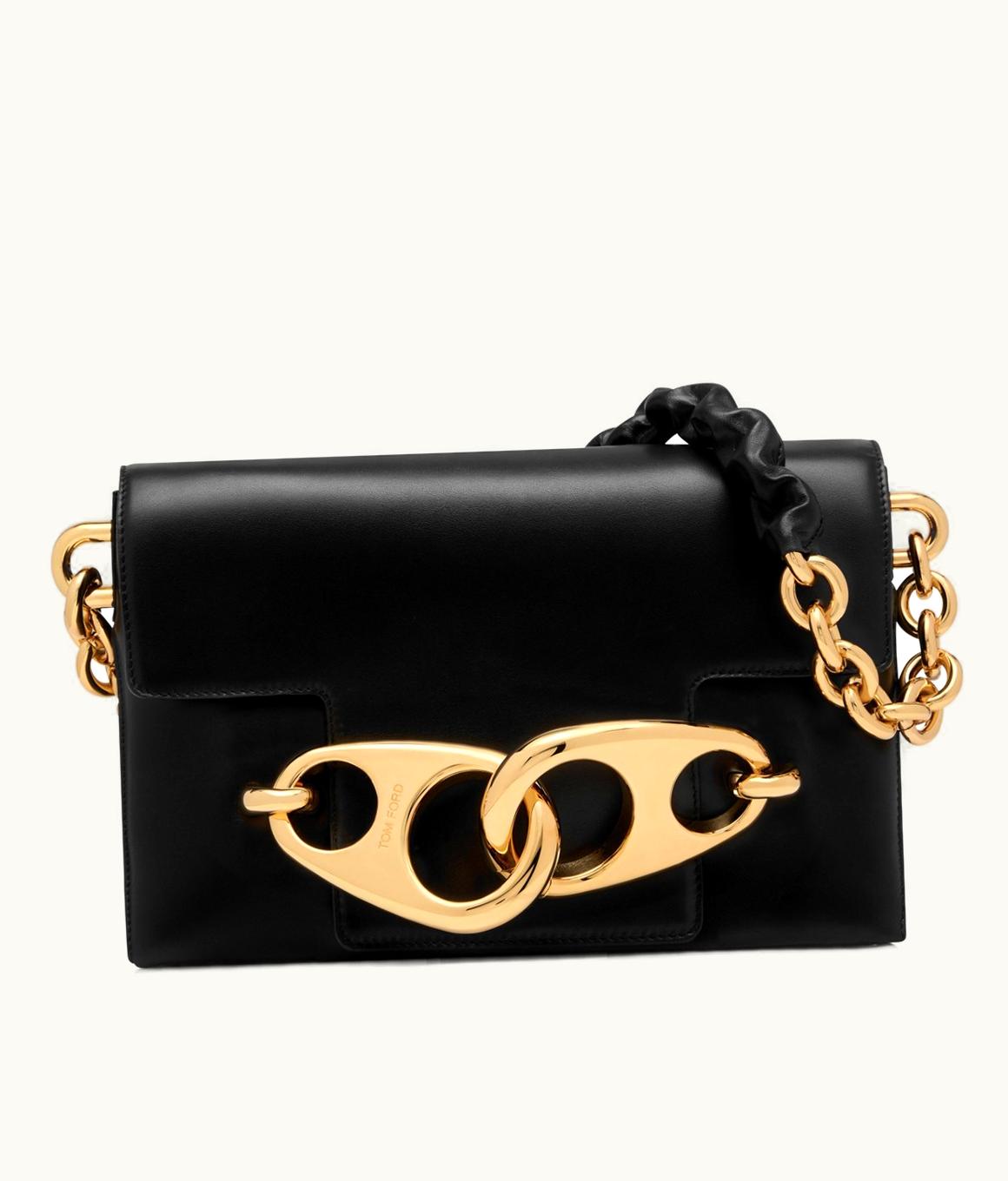 Tom Ford Tom Ford Leather Carine Medium Shoulder Bag