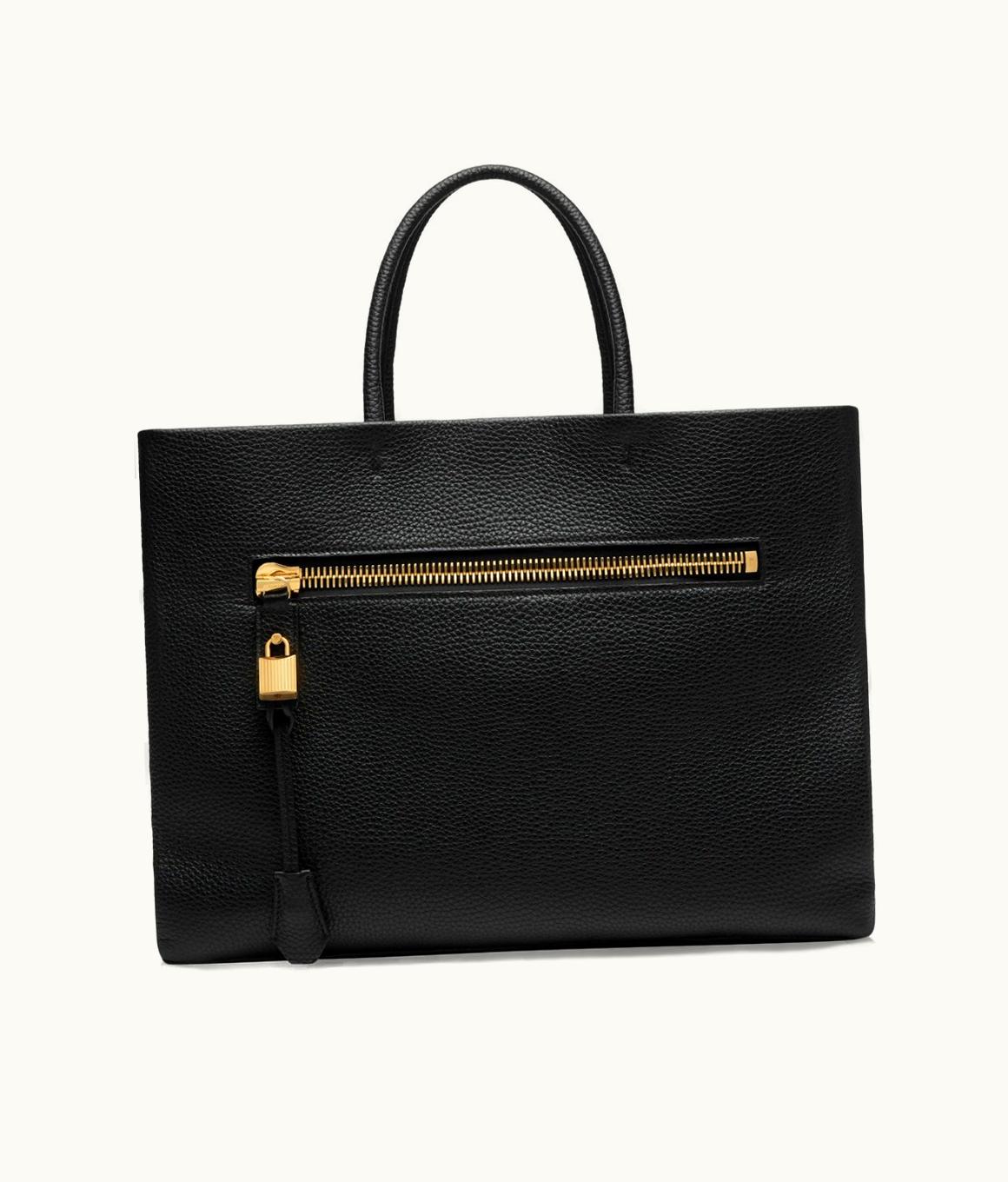 Tom Ford Tom Ford Grain Leather Alix Large E / W Tote