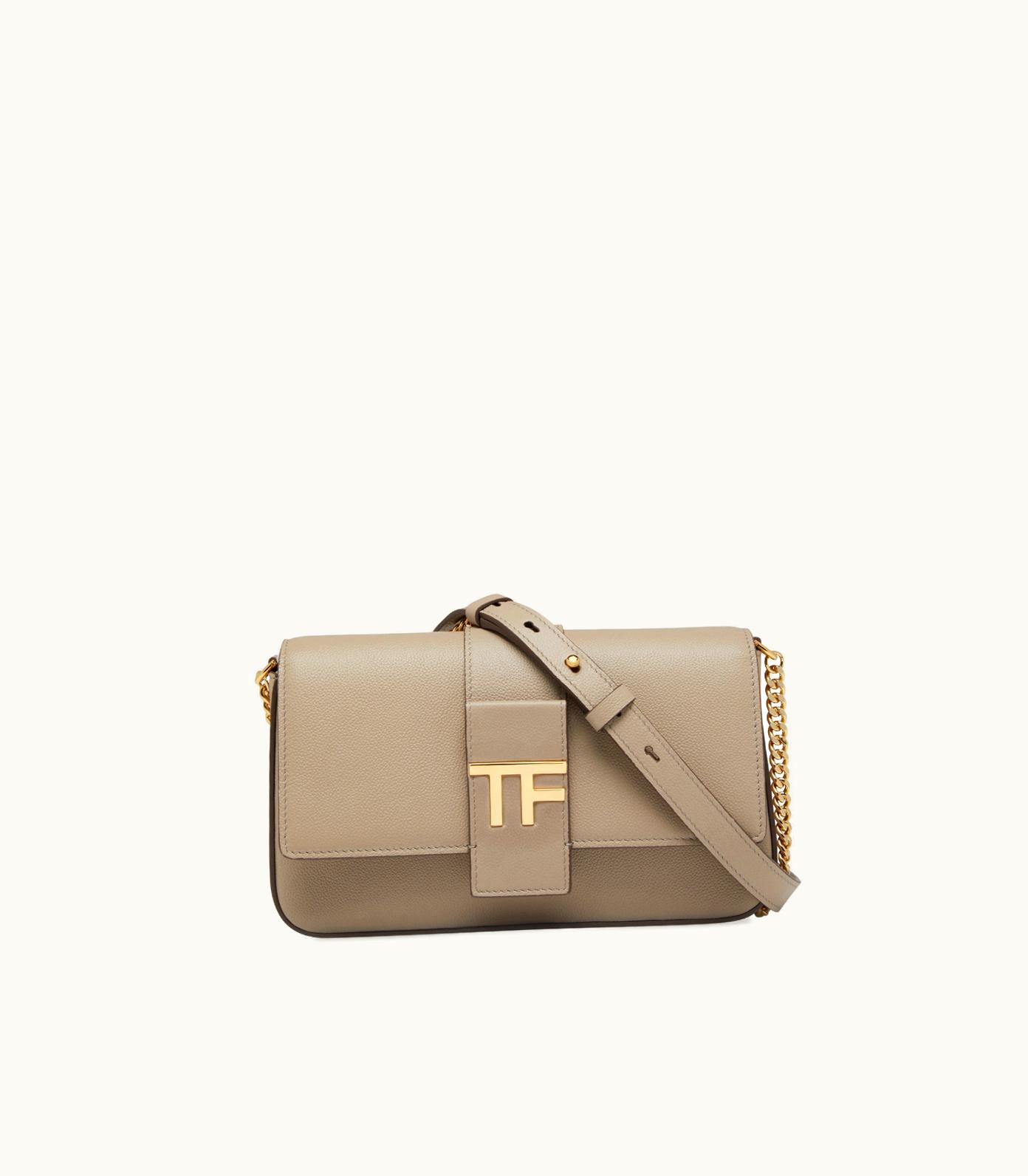 Tom Ford Tom Ford Grain Leather Tf Chain Shoulder Bag 5520743962
