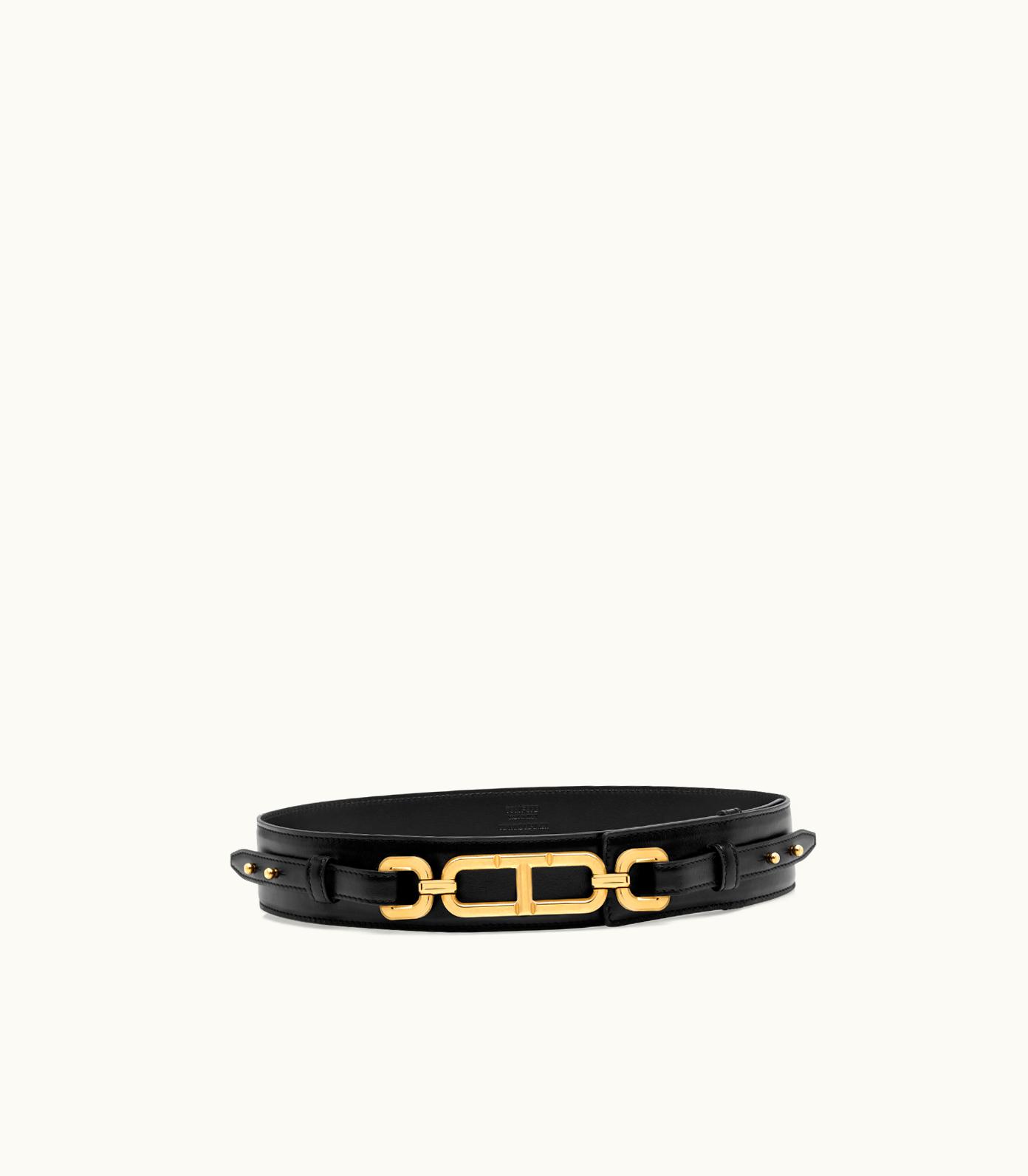 Tom Ford Tom Ford PALMELLATO-EFFECT Leather Whitney Waist Belt