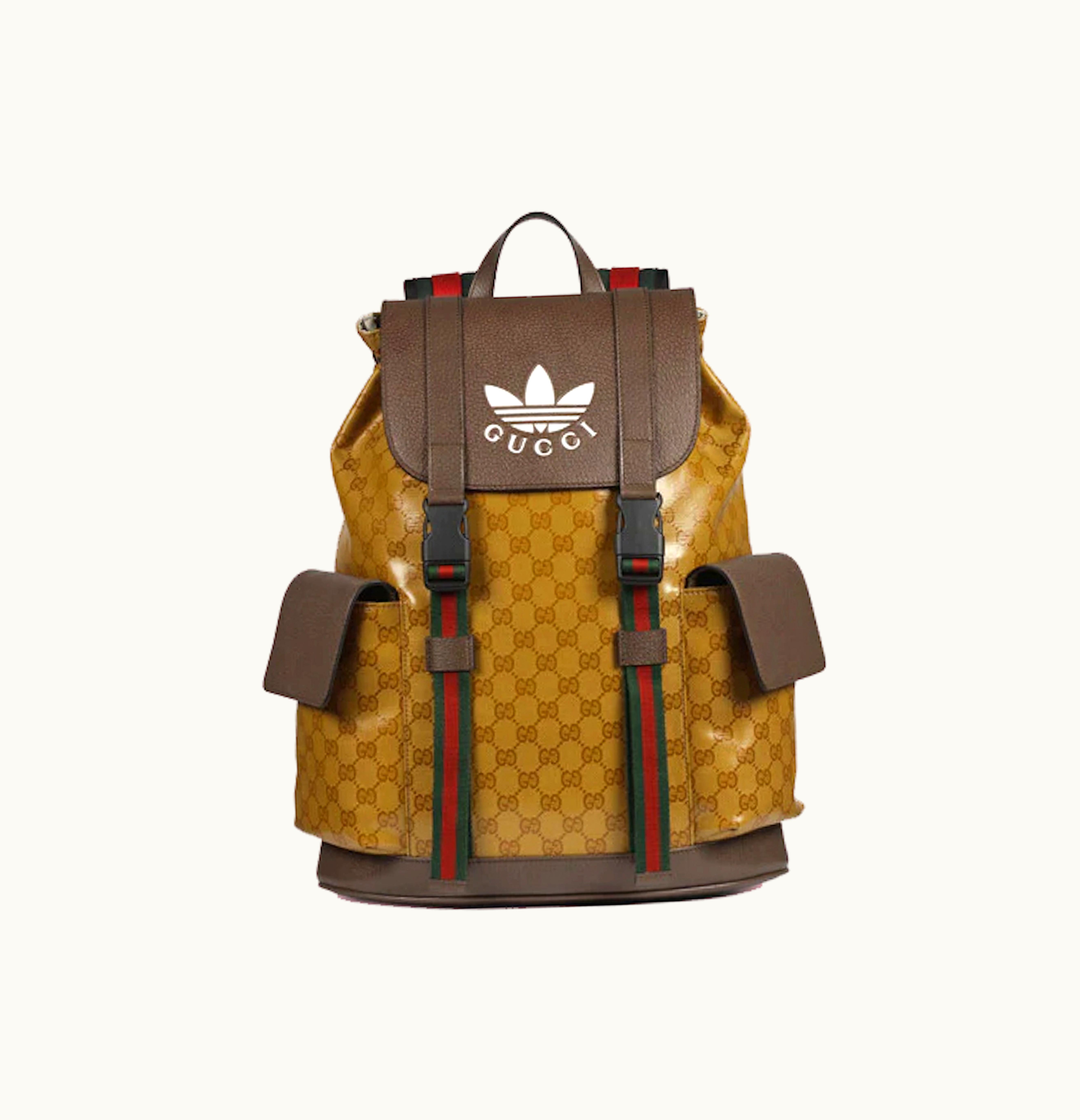 Gucci Gucci x adidas Backpack Beige Brown