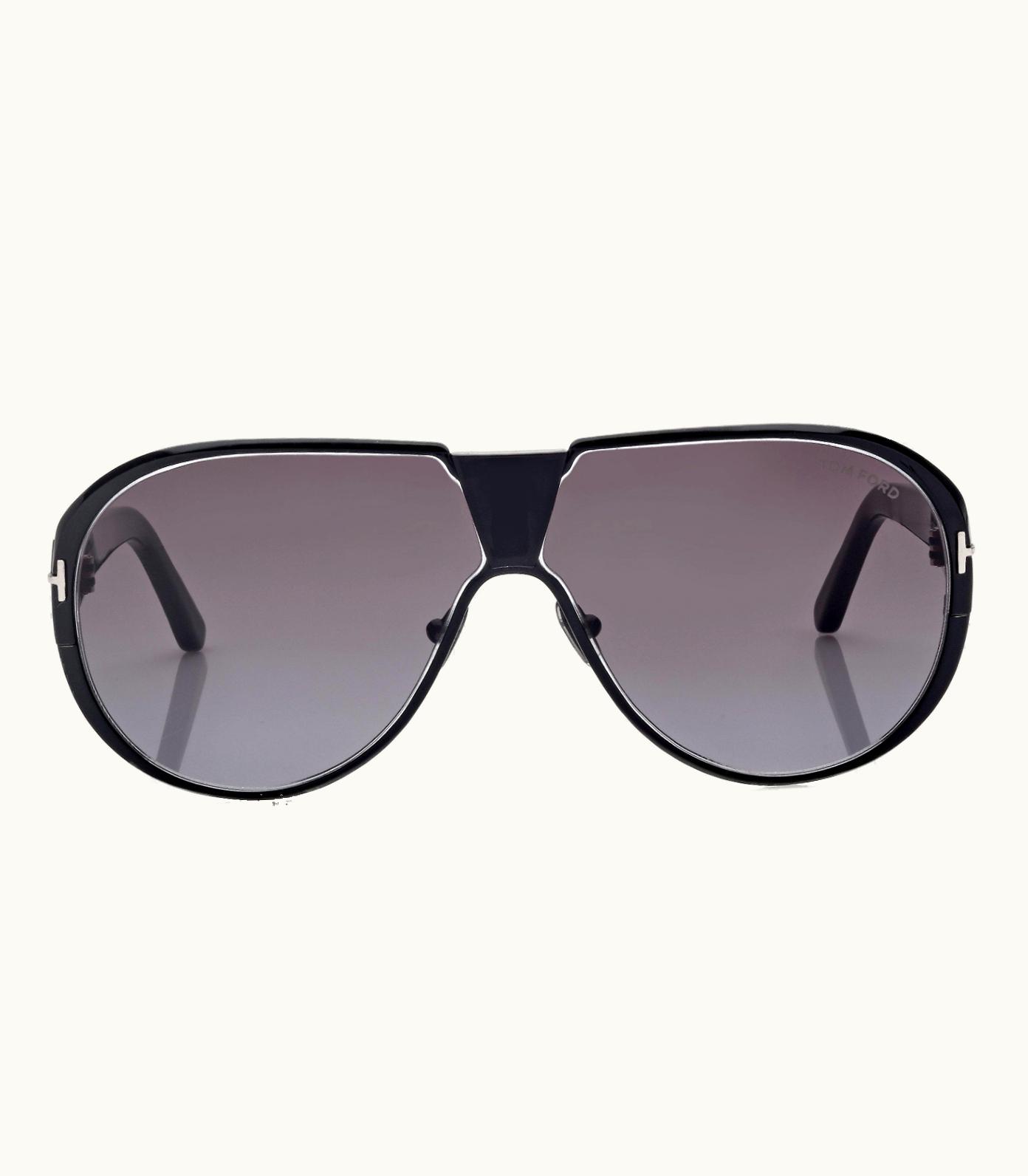 Tom Ford Tom Ford Vincenzo Metal Sunglasses Black