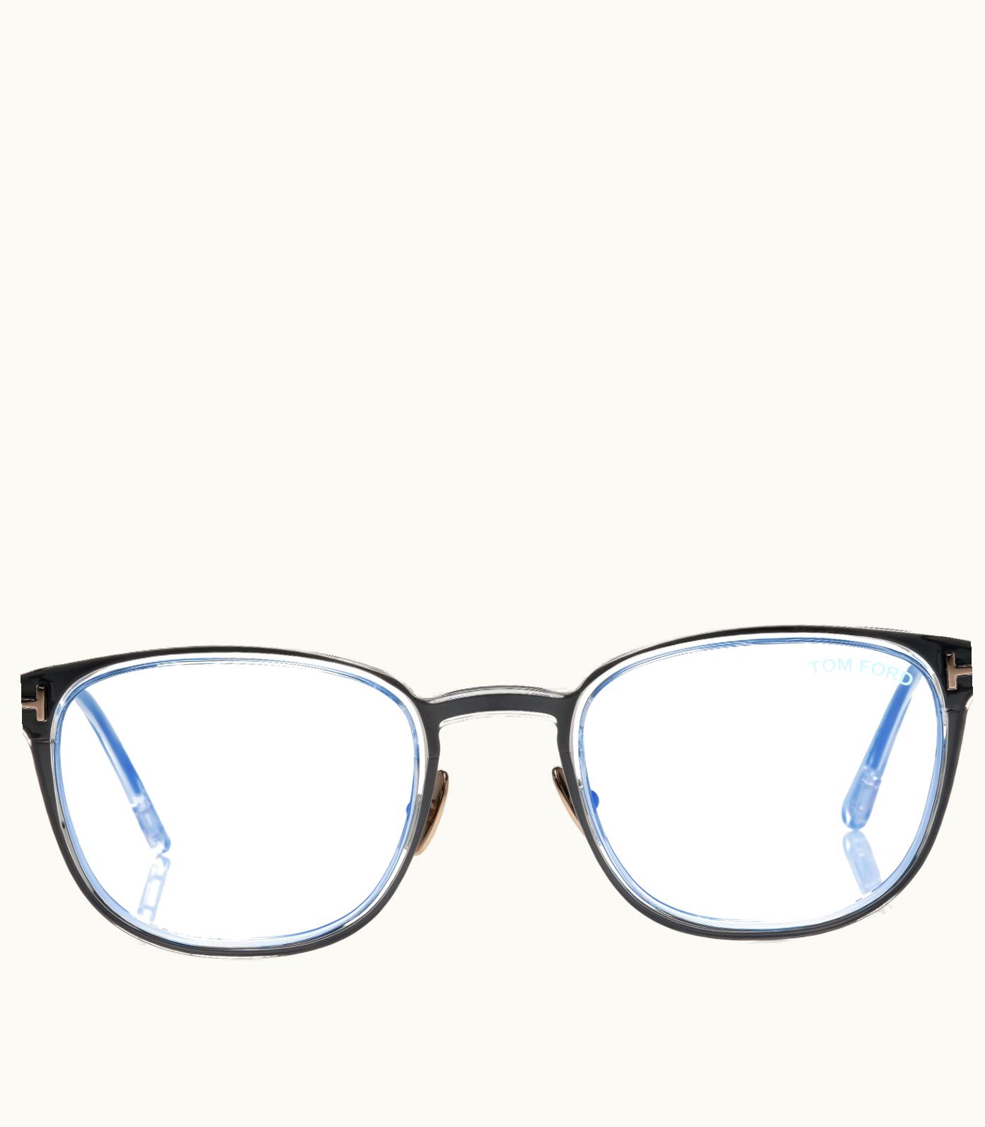 Tom Ford Tom Ford Blue Block Slim Rectangular Opticals